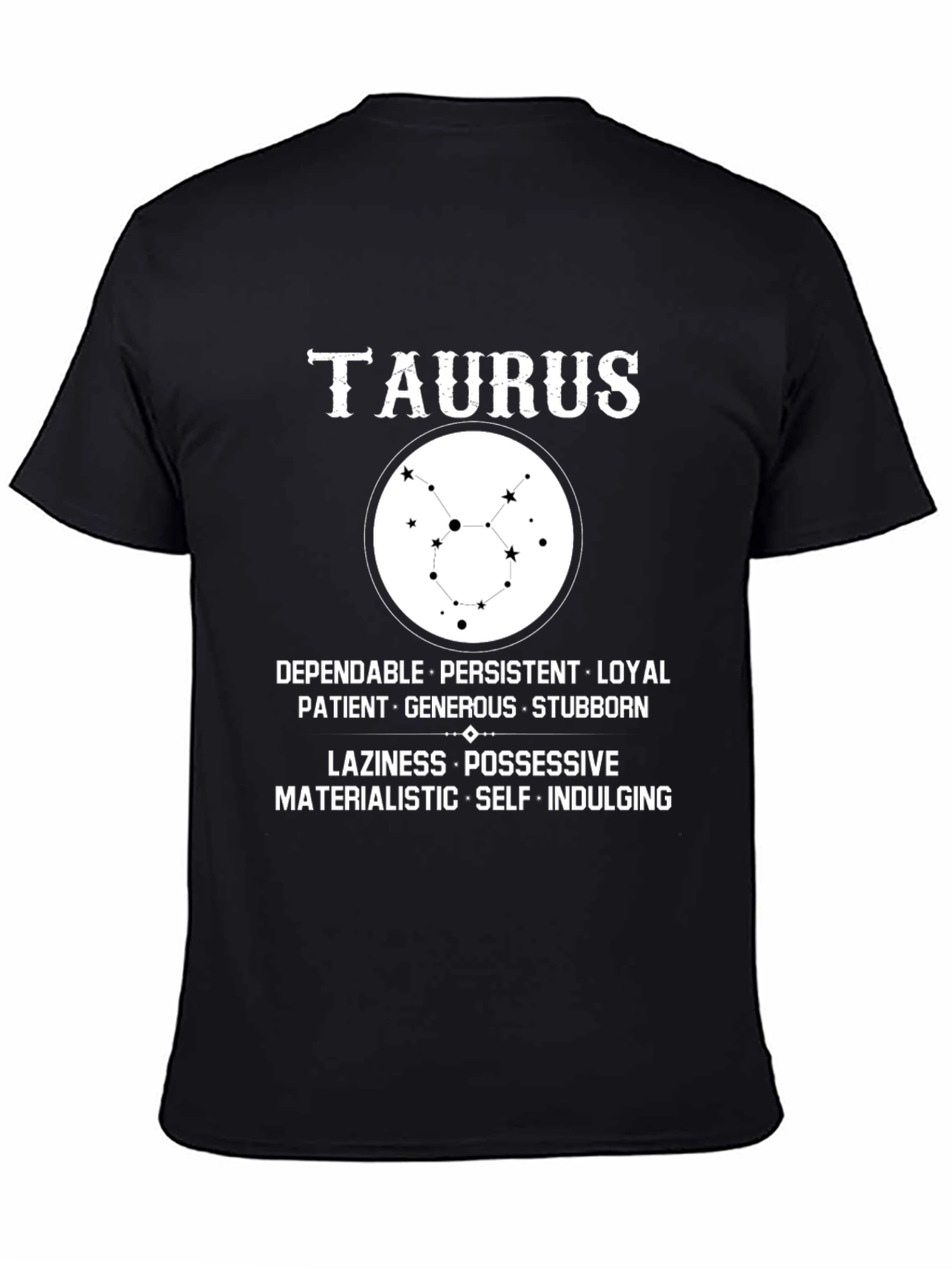 Taurus Zodiac Sign Graphic T-Shirt