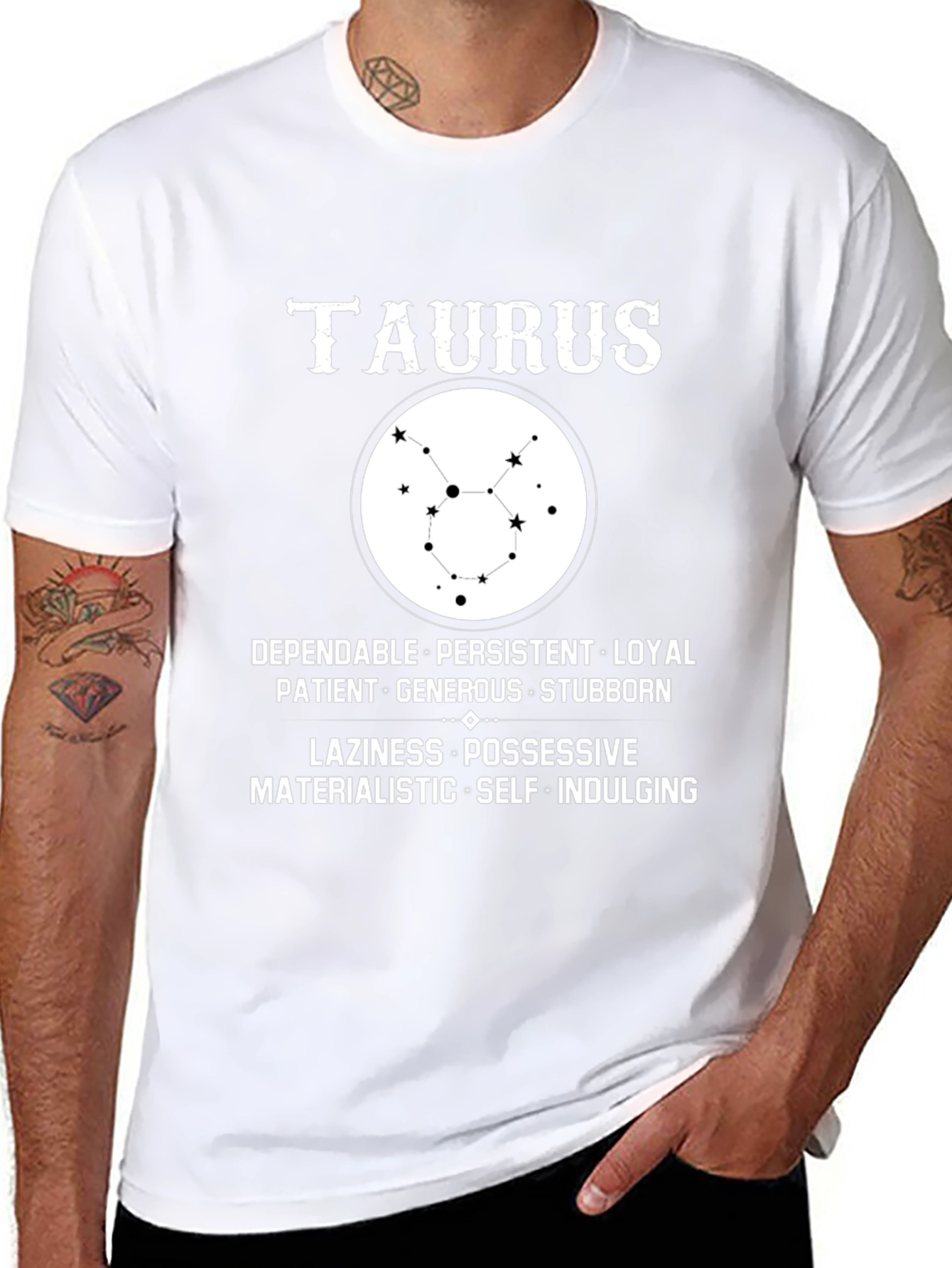 Taurus Zodiac Sign Graphic T-Shirt