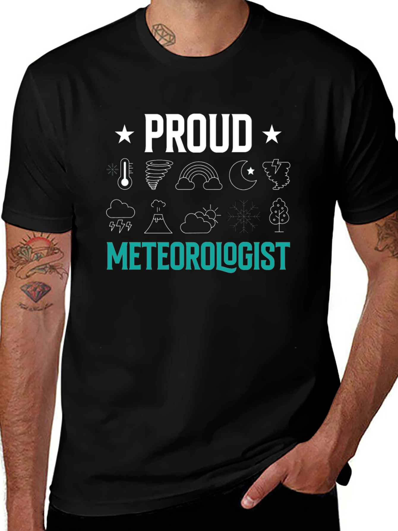 Proud Meteorologist Graphic T-Shirt