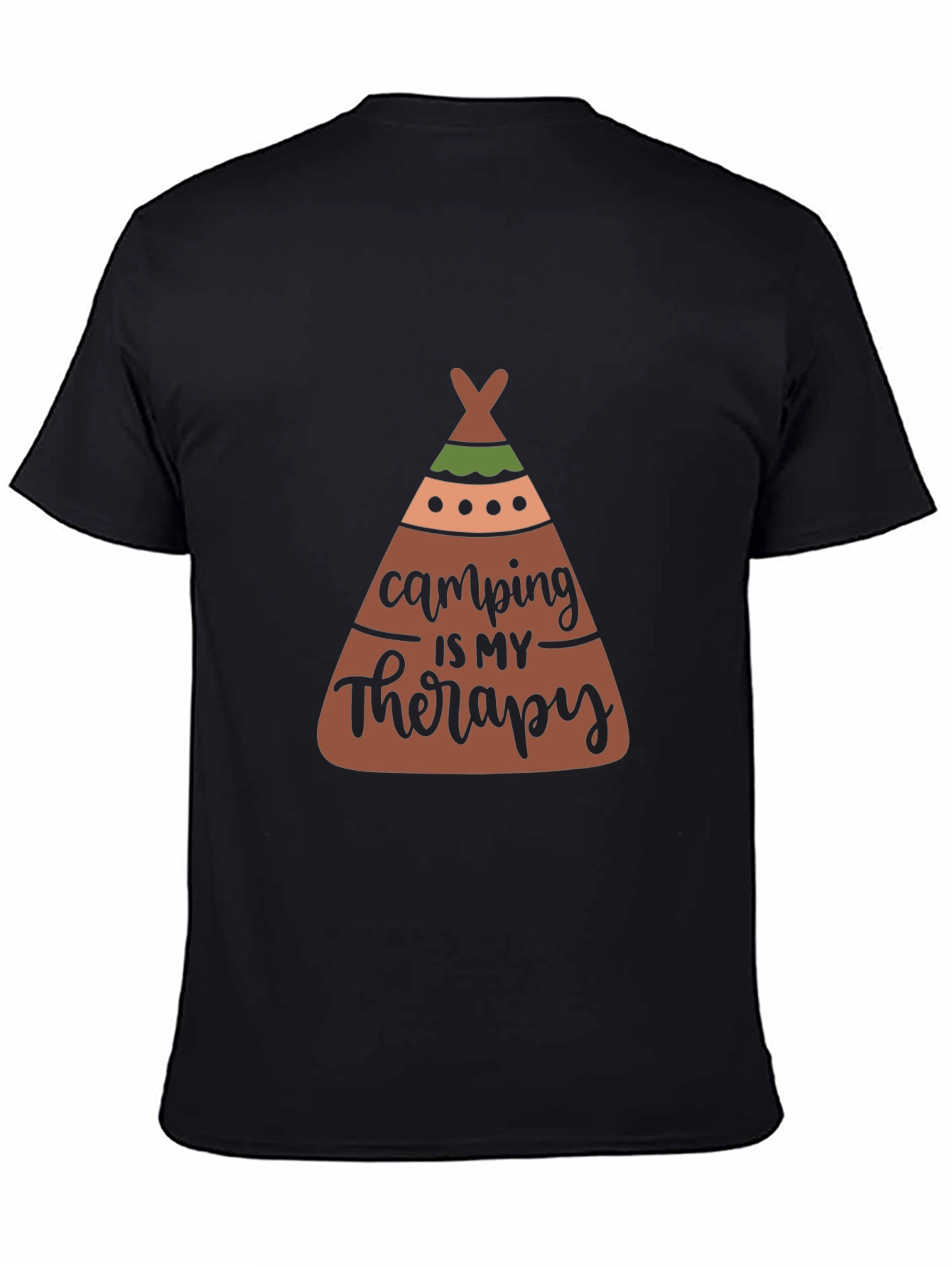 Camping is My Therapy Graphic Tee