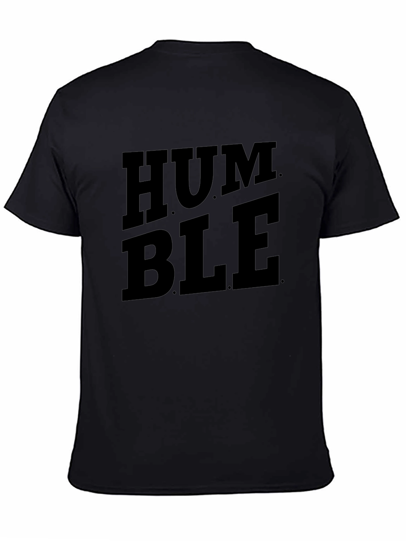 Humble Graphic Tee - Mens Black Cotton T-Shirt