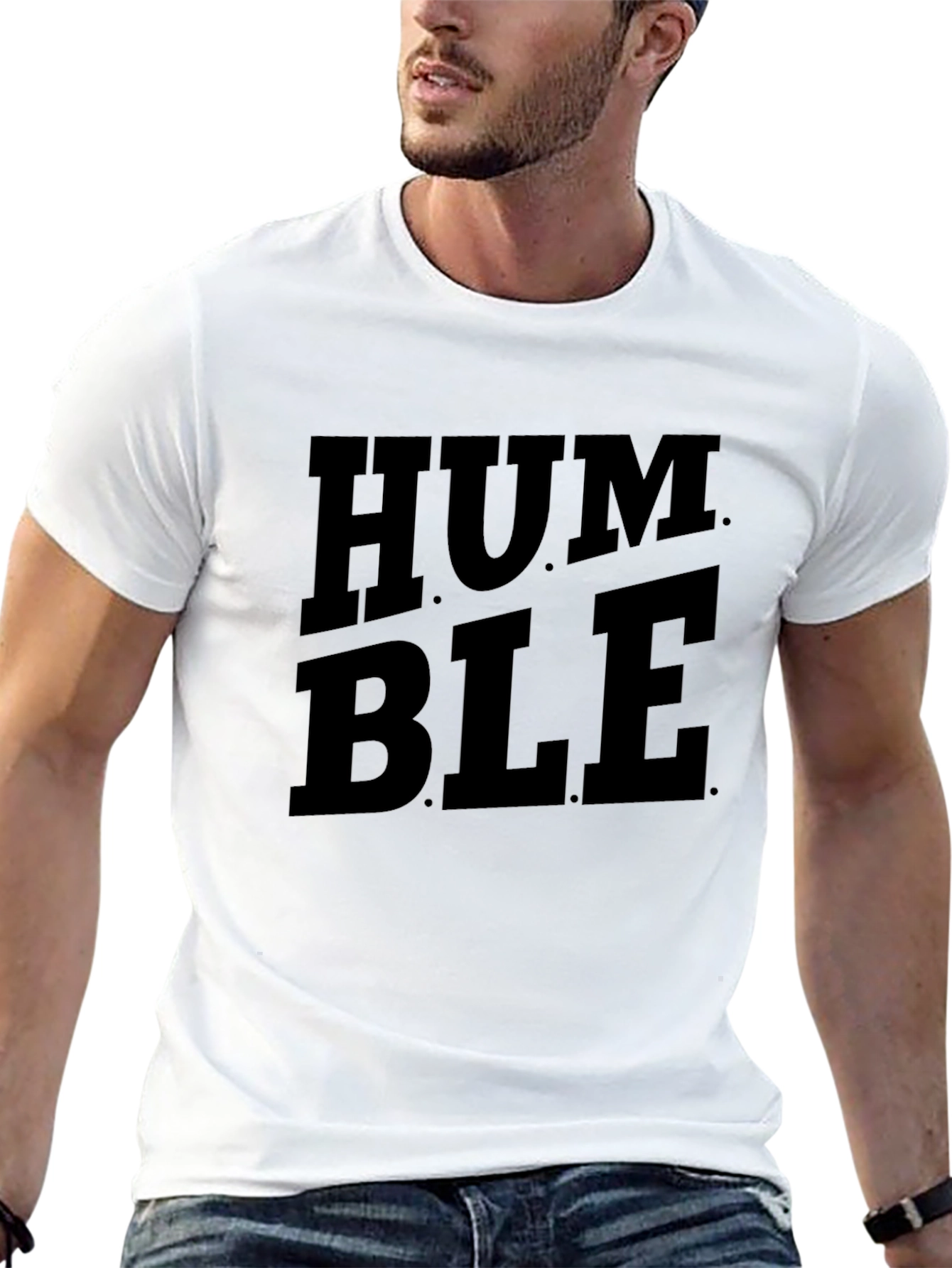 Humble Graphic Tee - Mens Black Cotton T-Shirt