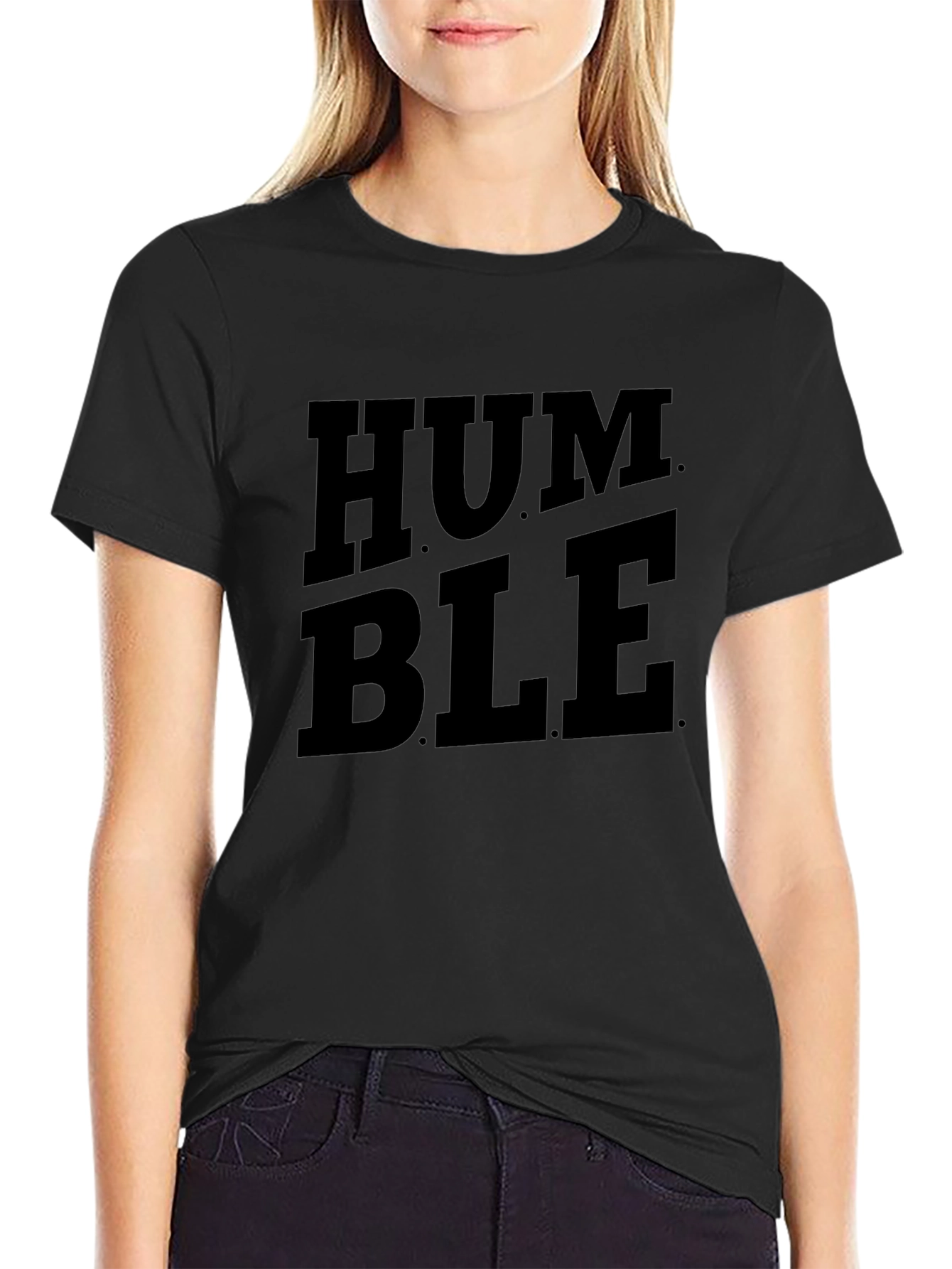 Humble Graphic Tee - Mens Black Cotton T-Shirt