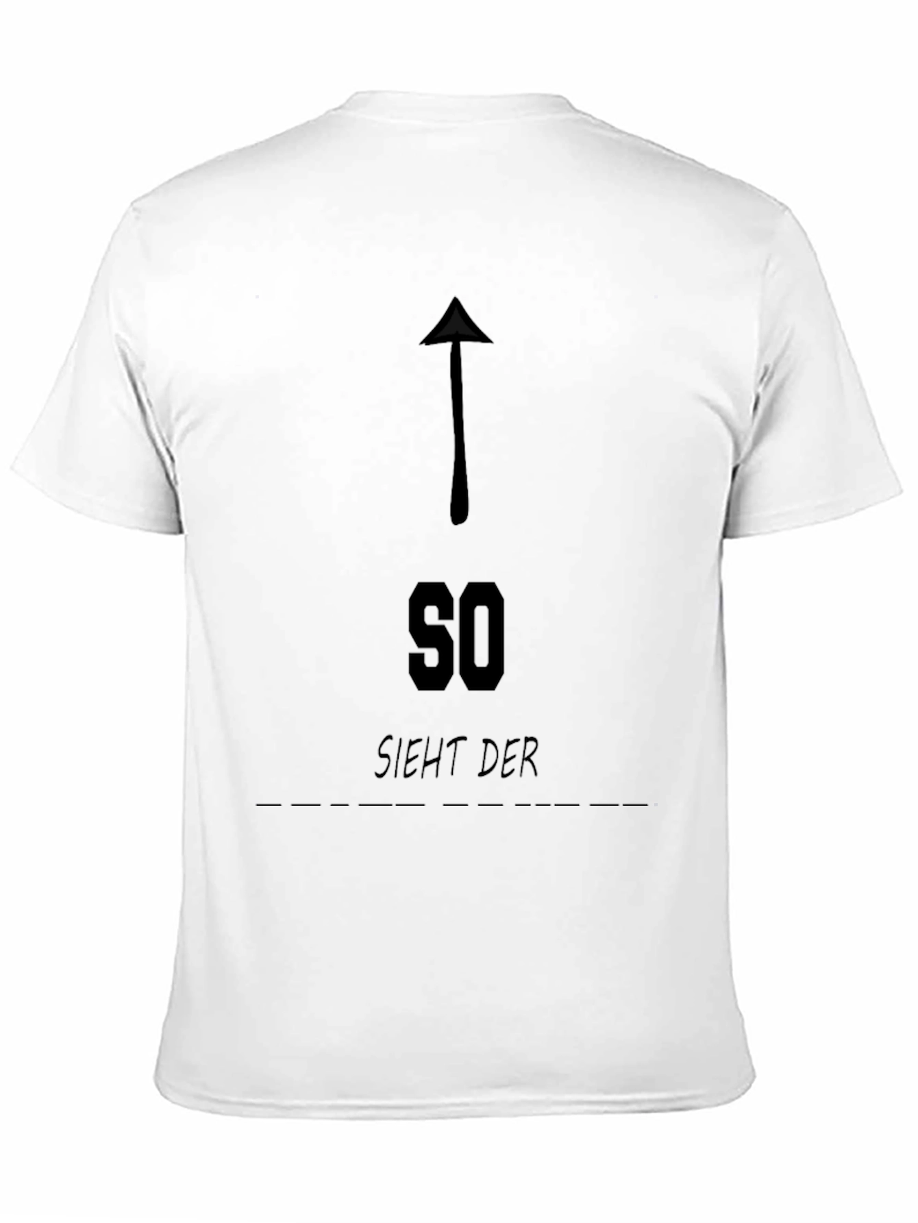 Arrow Up SO SIEHT DER Black T-Shirt