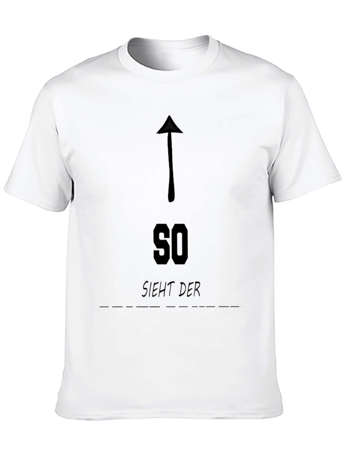 Arrow Up SO SIEHT DER Black T-Shirt