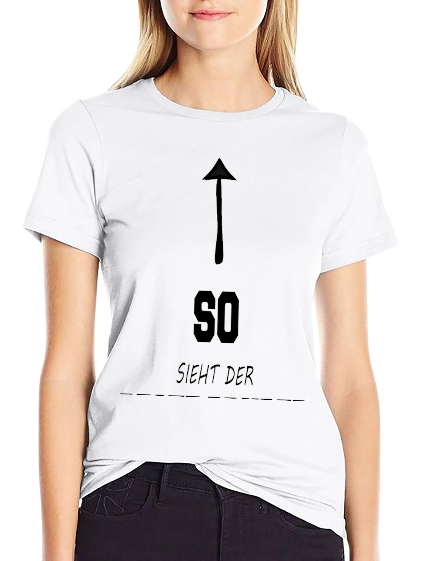 Arrow Up SO SIEHT DER Black T-Shirt