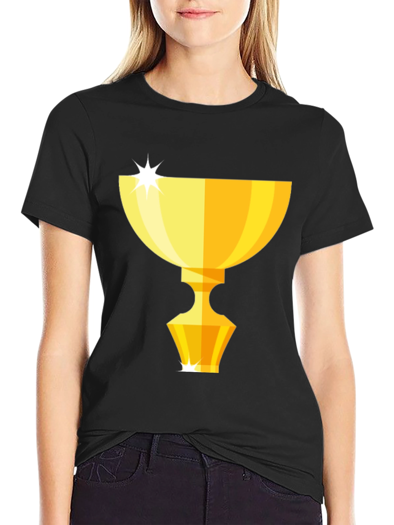 Gold Trophy Graphic T-Shirt