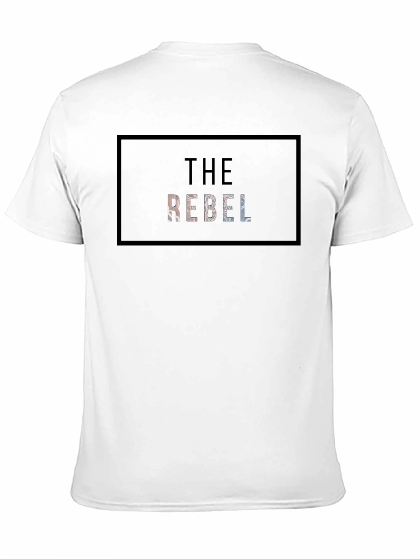 The Rebel Graphic Tee - Black Cotton T-Shirt