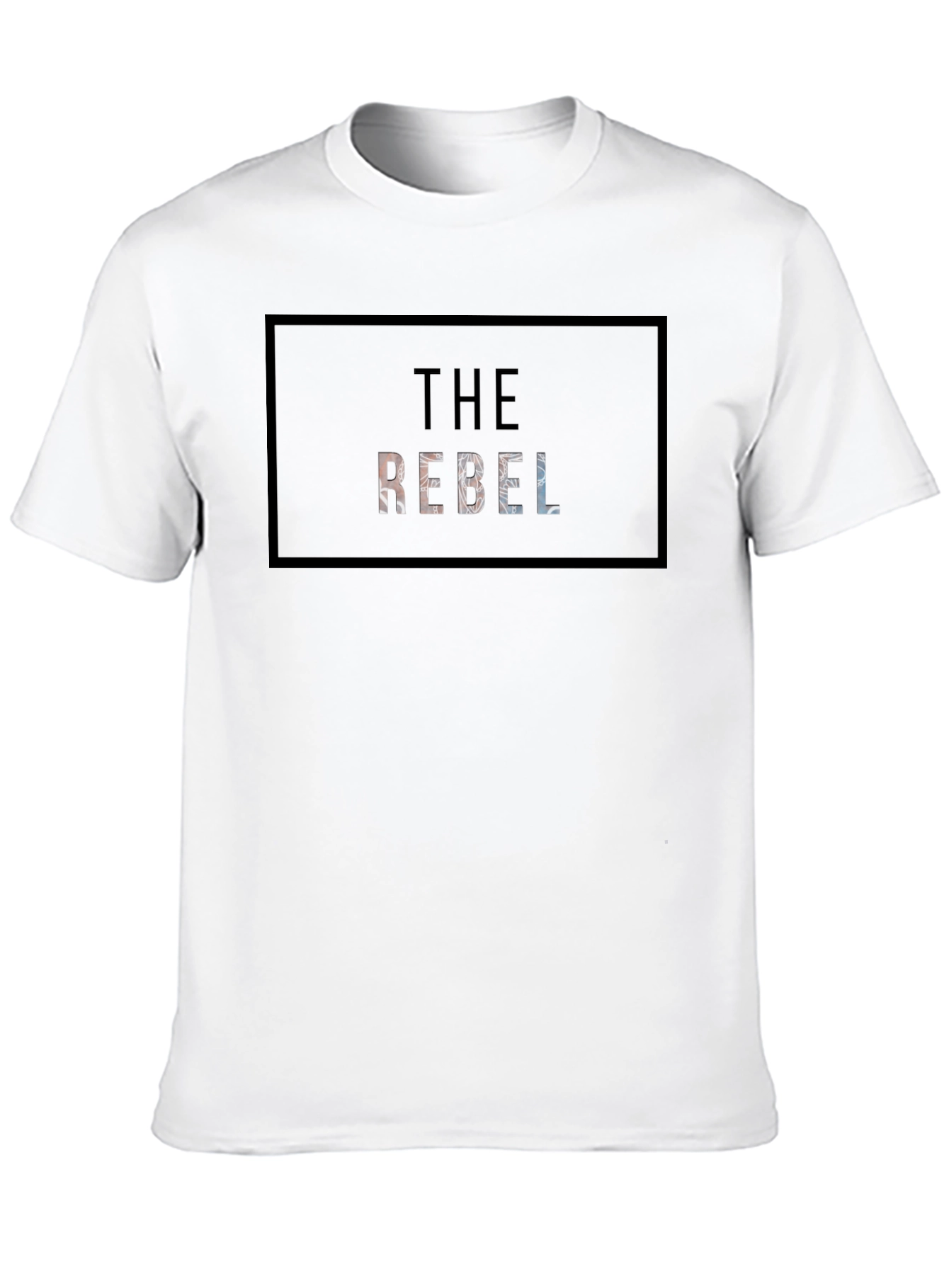 The Rebel Graphic Tee - Black Cotton T-Shirt