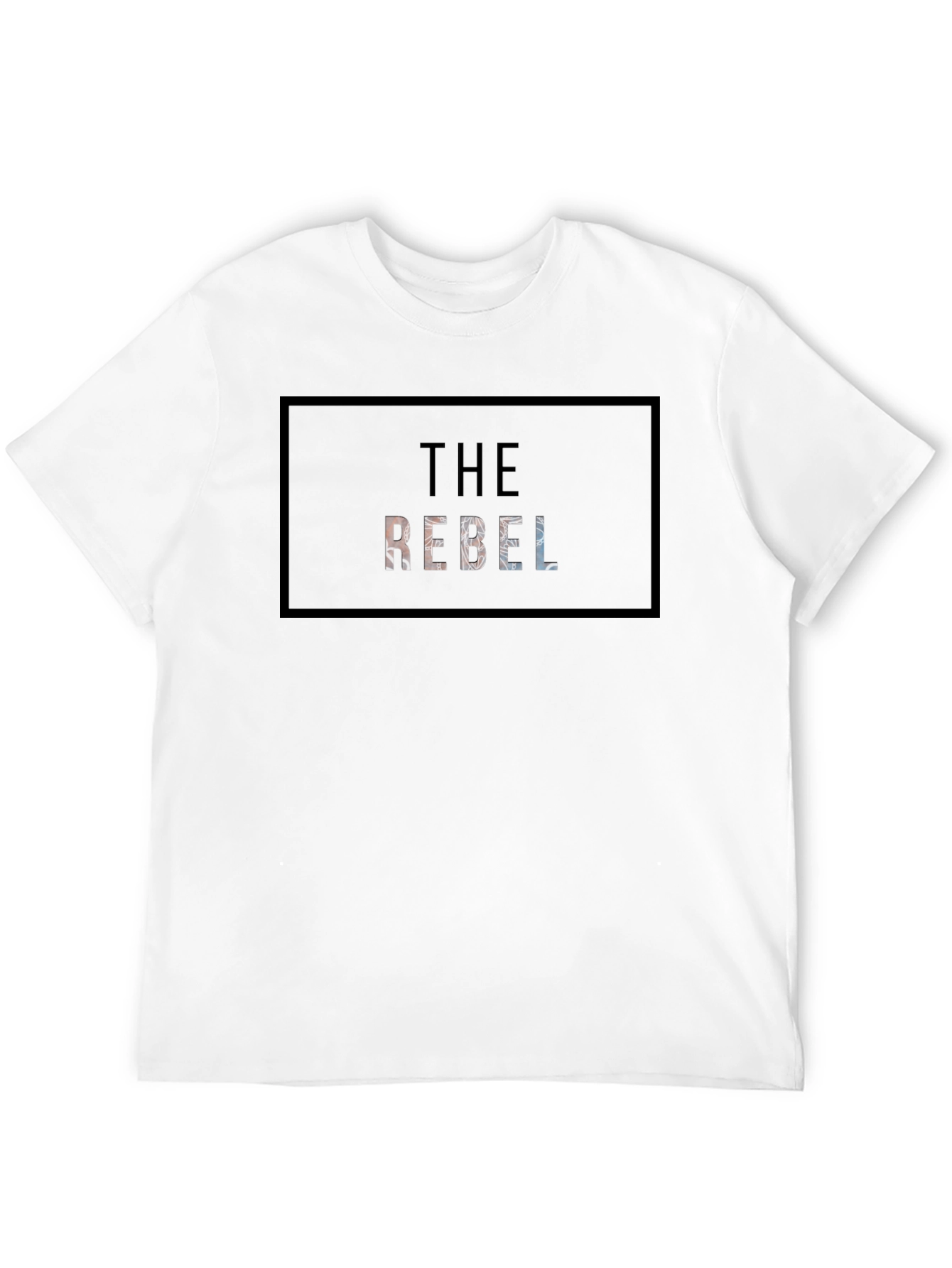 The Rebel Graphic Tee - Black Cotton T-Shirt