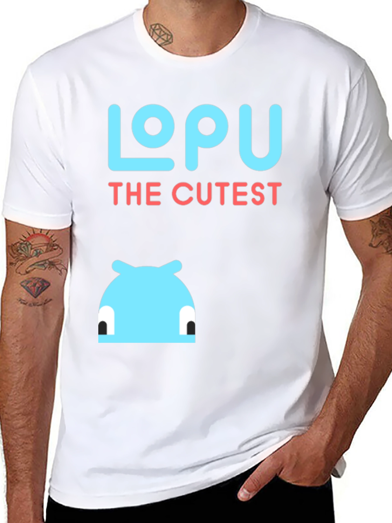 Lopu The Cutest Black T-Shirt