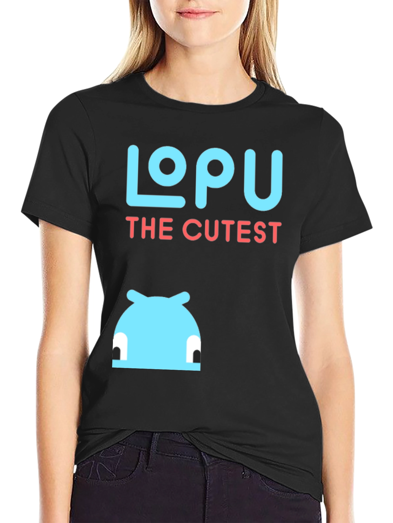 Lopu The Cutest Black T-Shirt