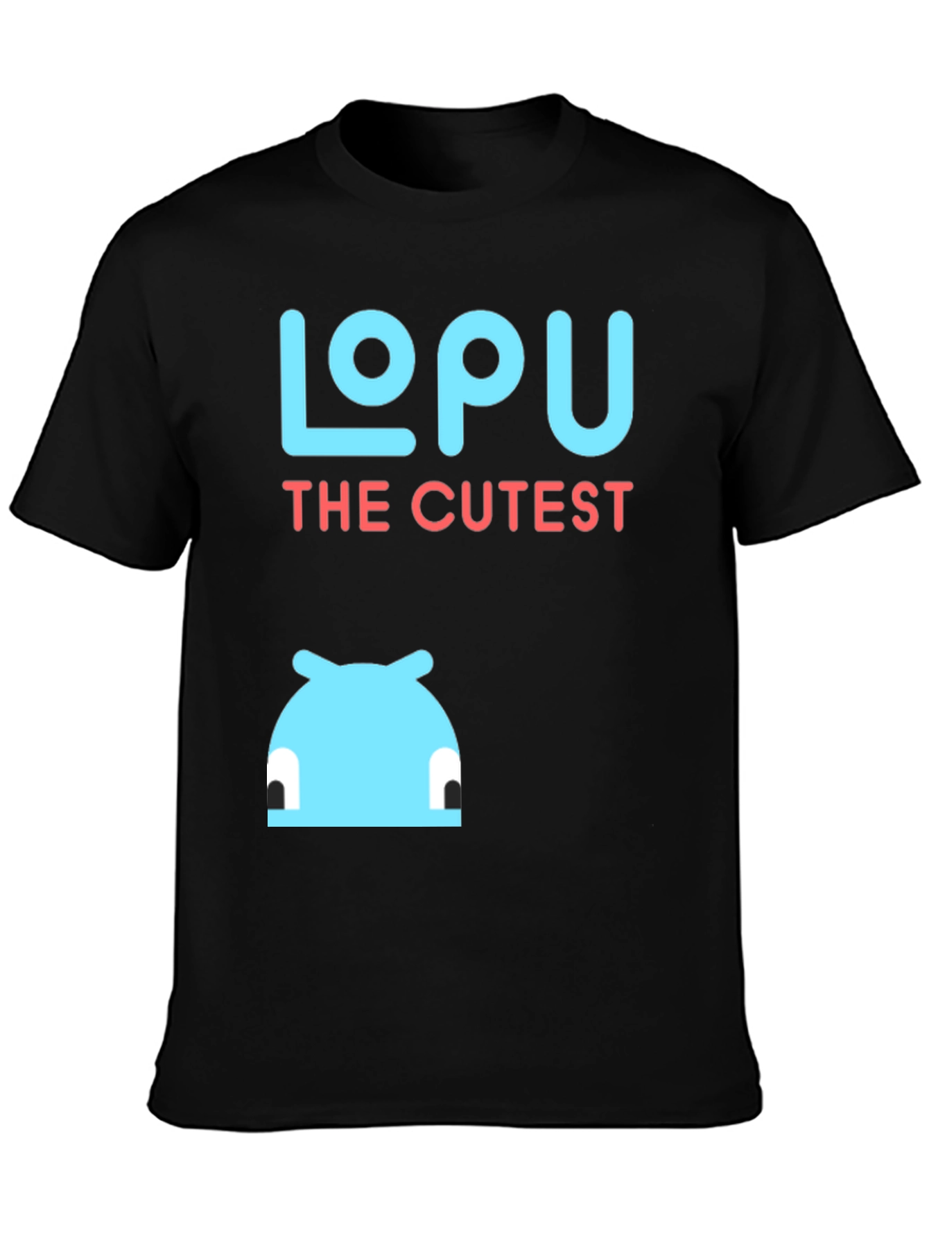 Lopu The Cutest Black T-Shirt