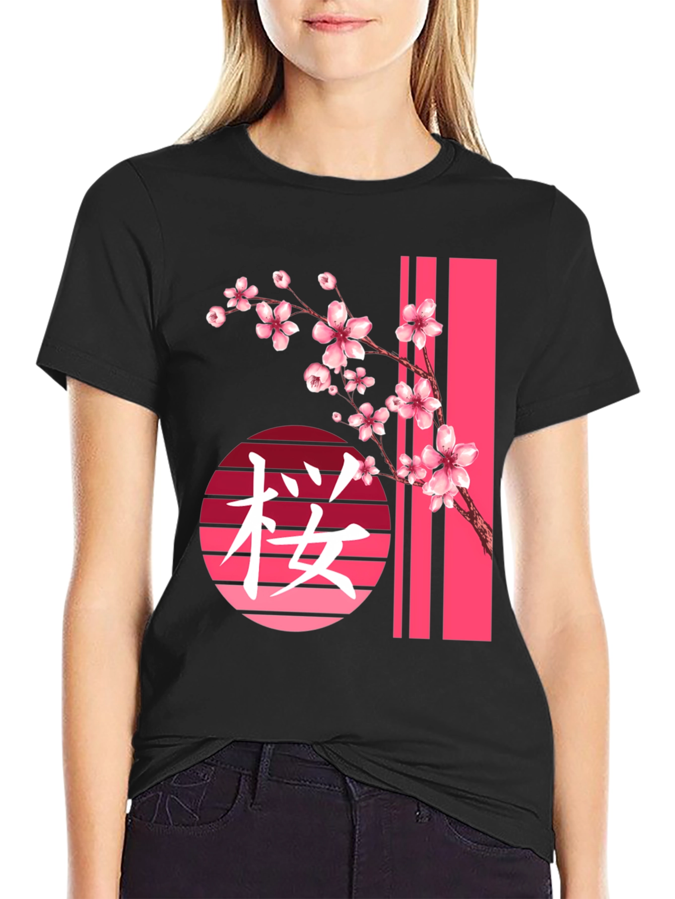 Sakura Blossom Graphic Tee