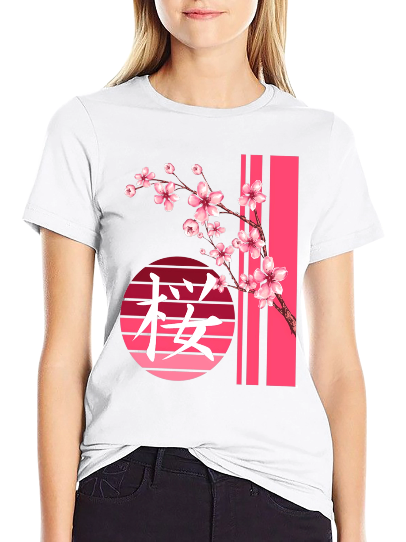 Sakura Blossom Graphic Tee