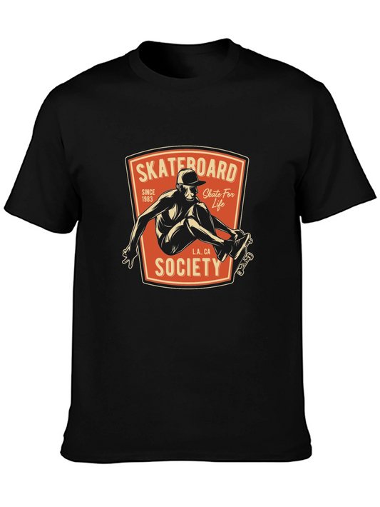 Skateboard Society Tee - Classic Skate Life Design