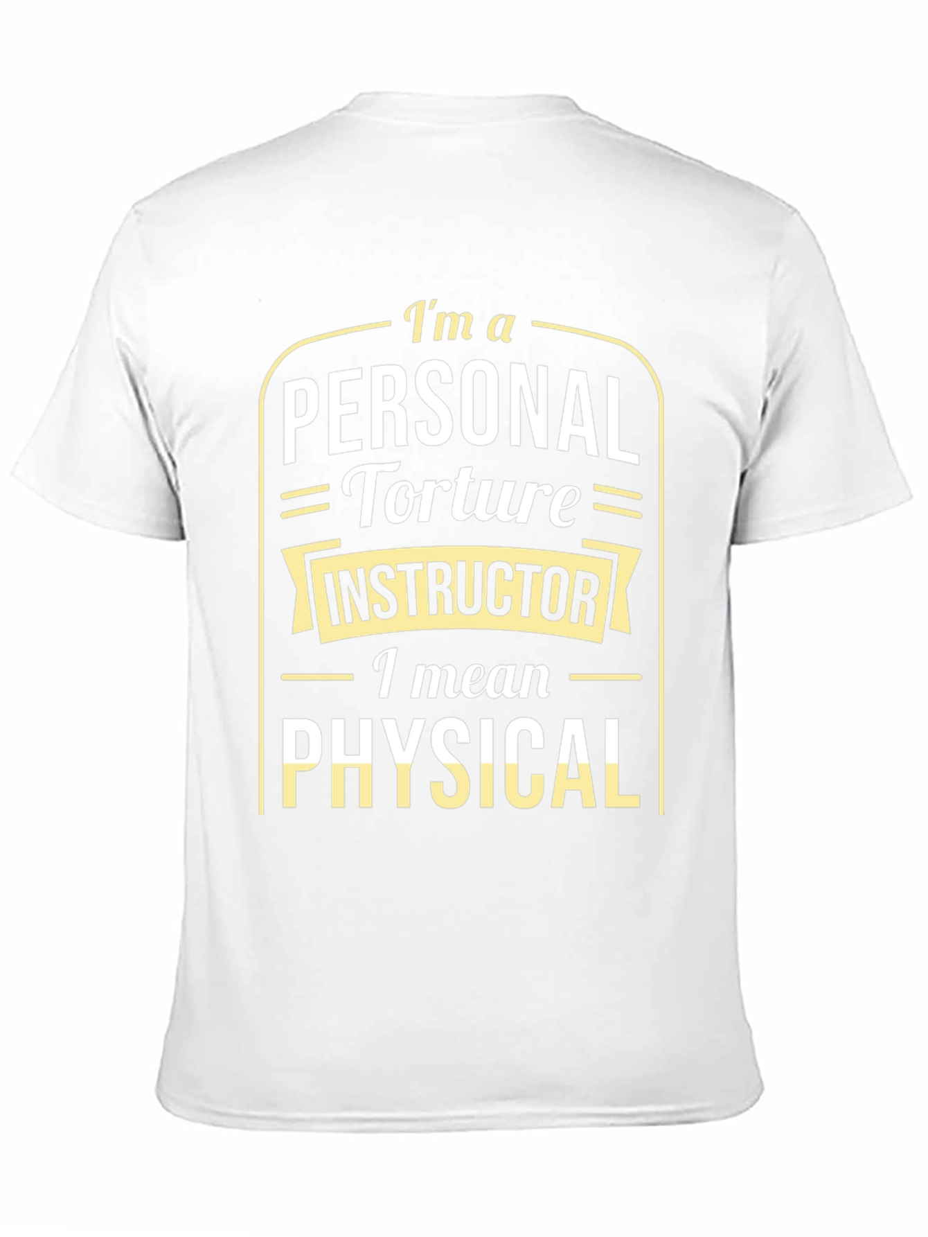 Funny Personal Torture Instructor Black T-Shirt