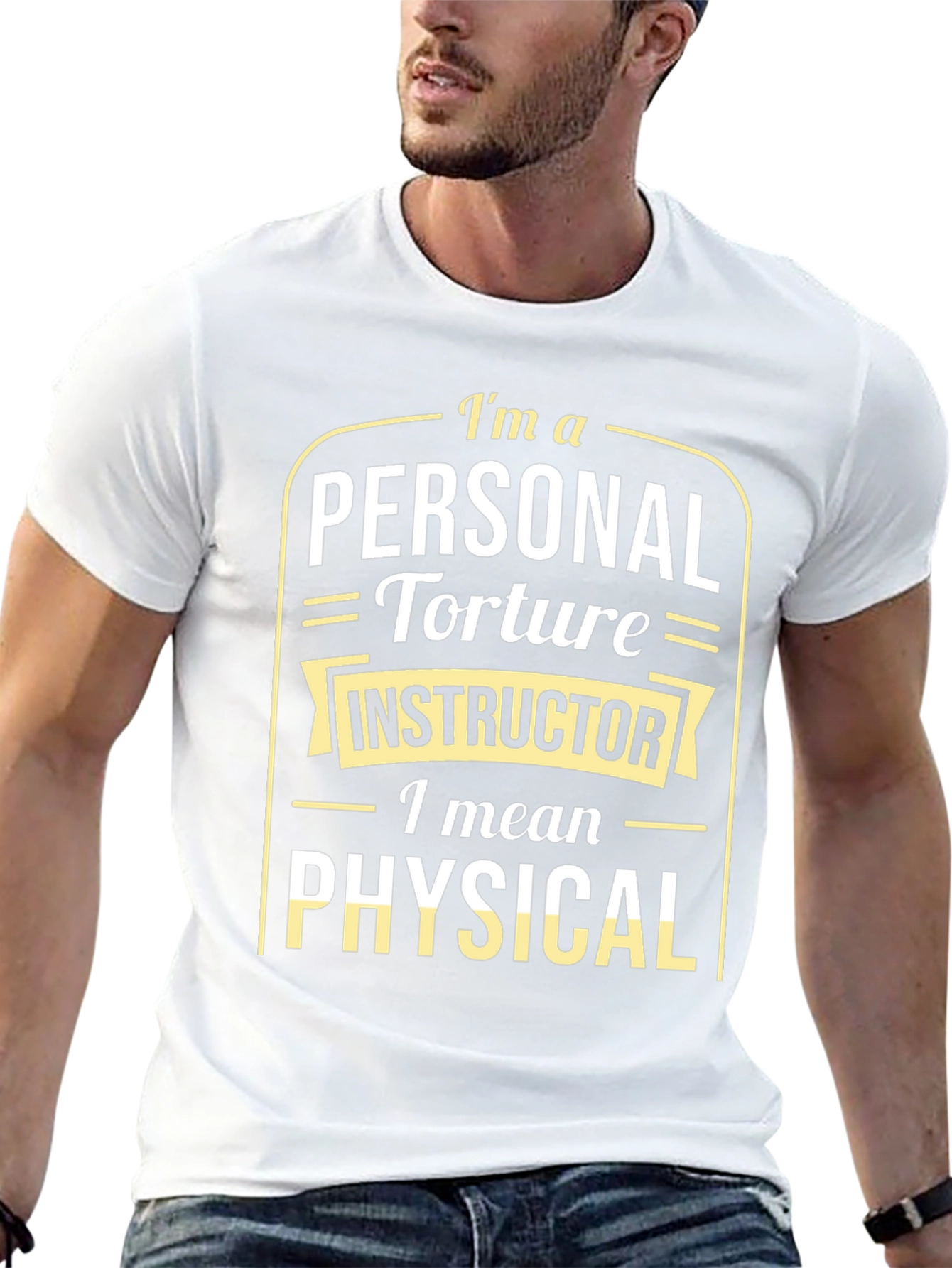 Funny Personal Torture Instructor Black T-Shirt