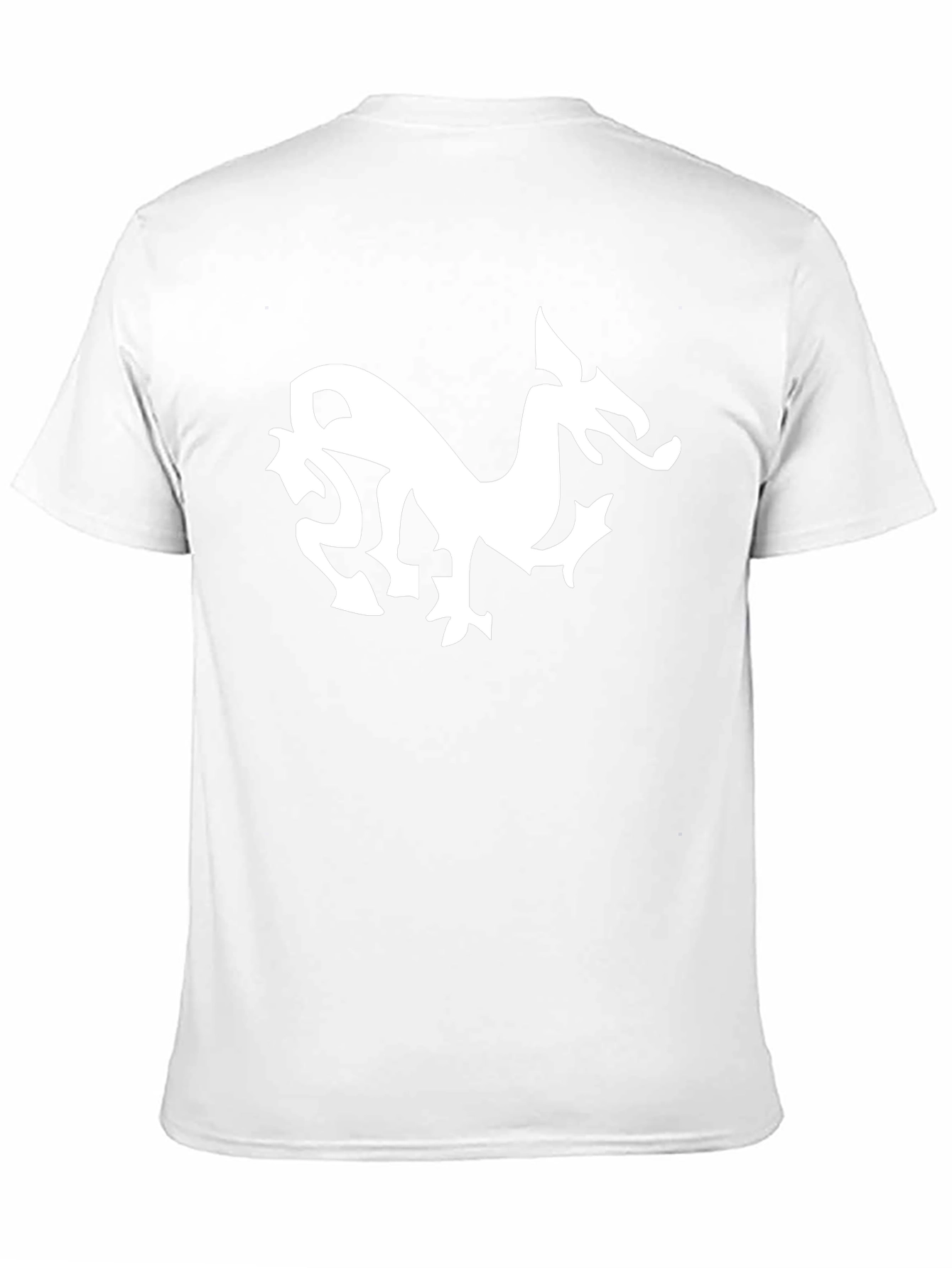 Dragon Graphic Tee - Black Cotton Blend