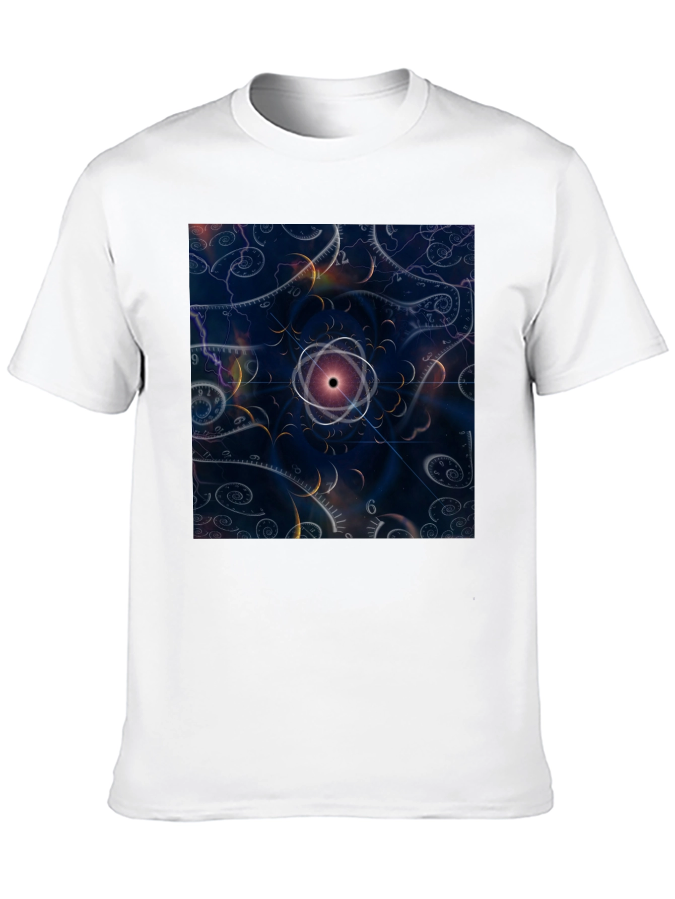 Cosmic Atom Graphic Tee - Black