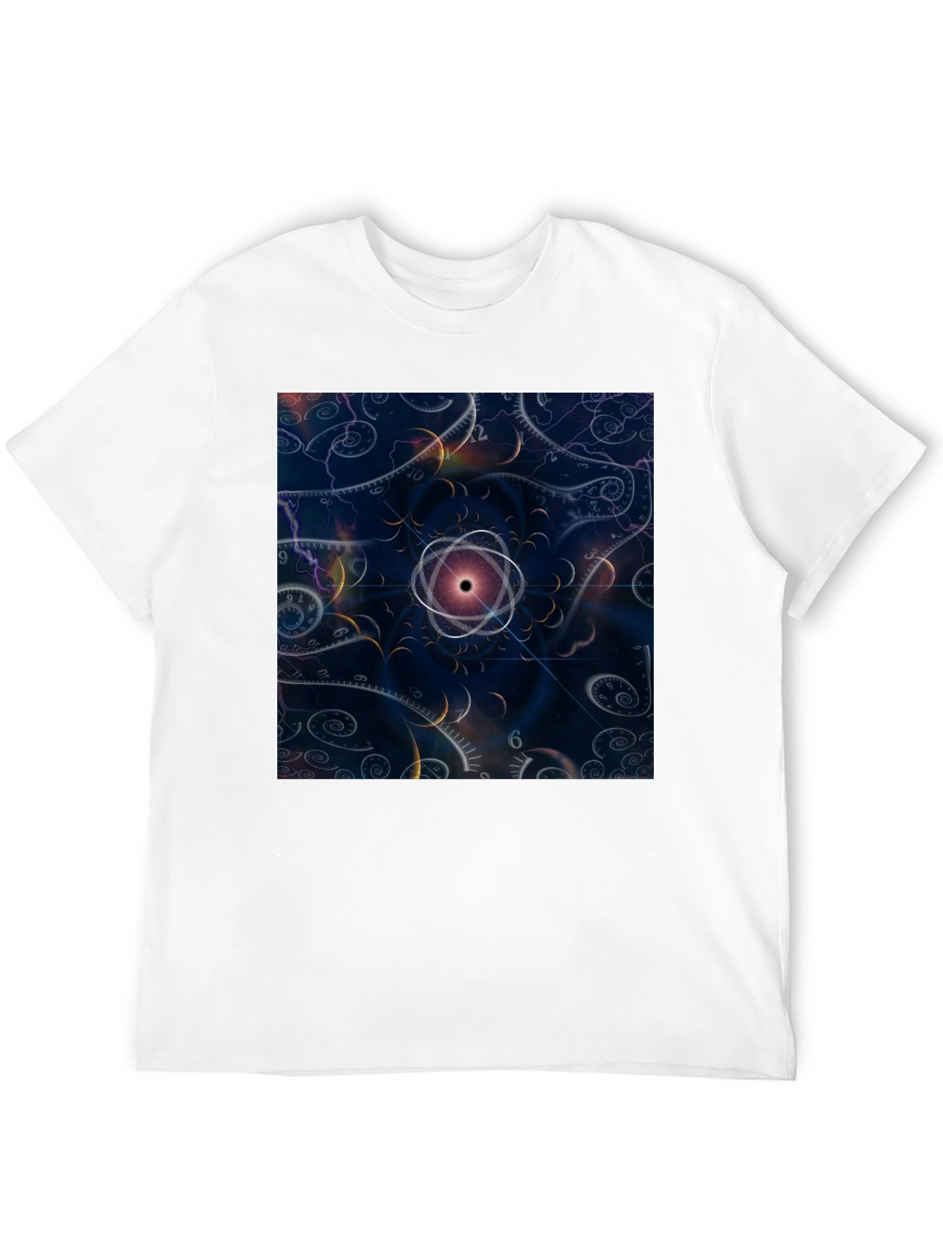 Cosmic Atom Graphic Tee - Black