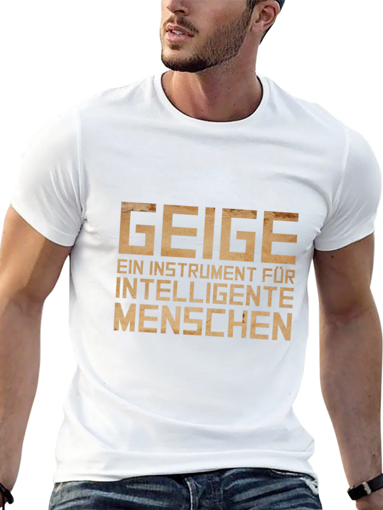 GEIGE Violin Instrument Intelligent People T-Shirt
