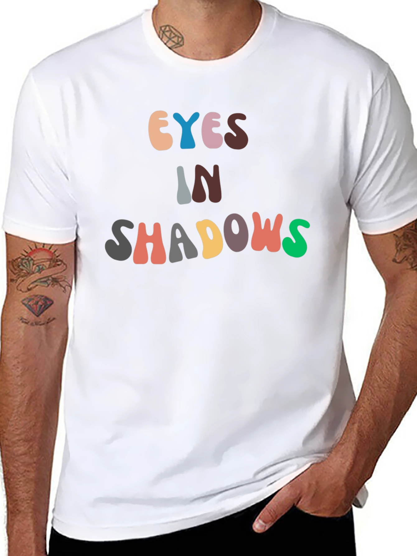 Eyes In Shadows Graphic Tee