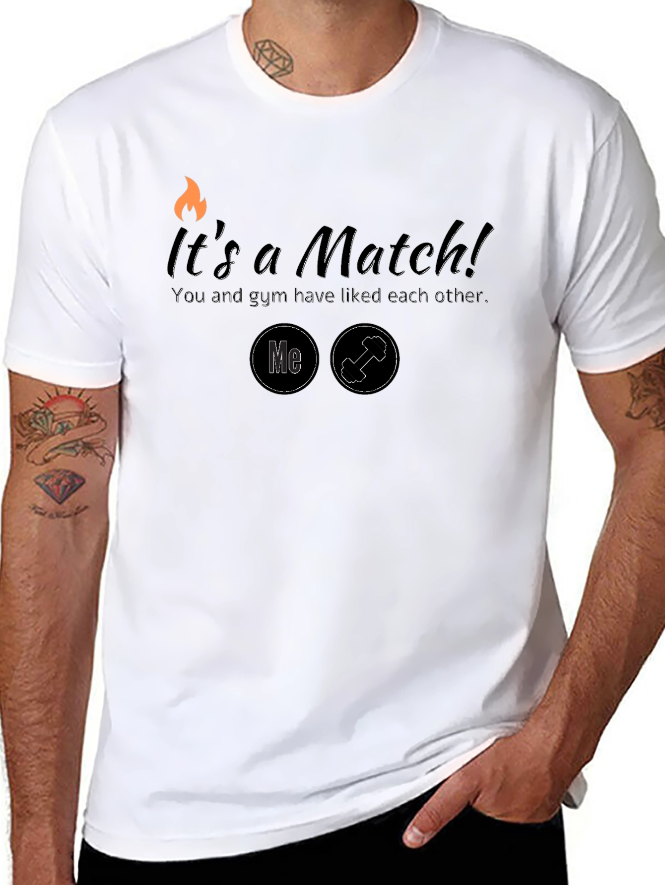 Its a Match Gym Workout T-Shirt