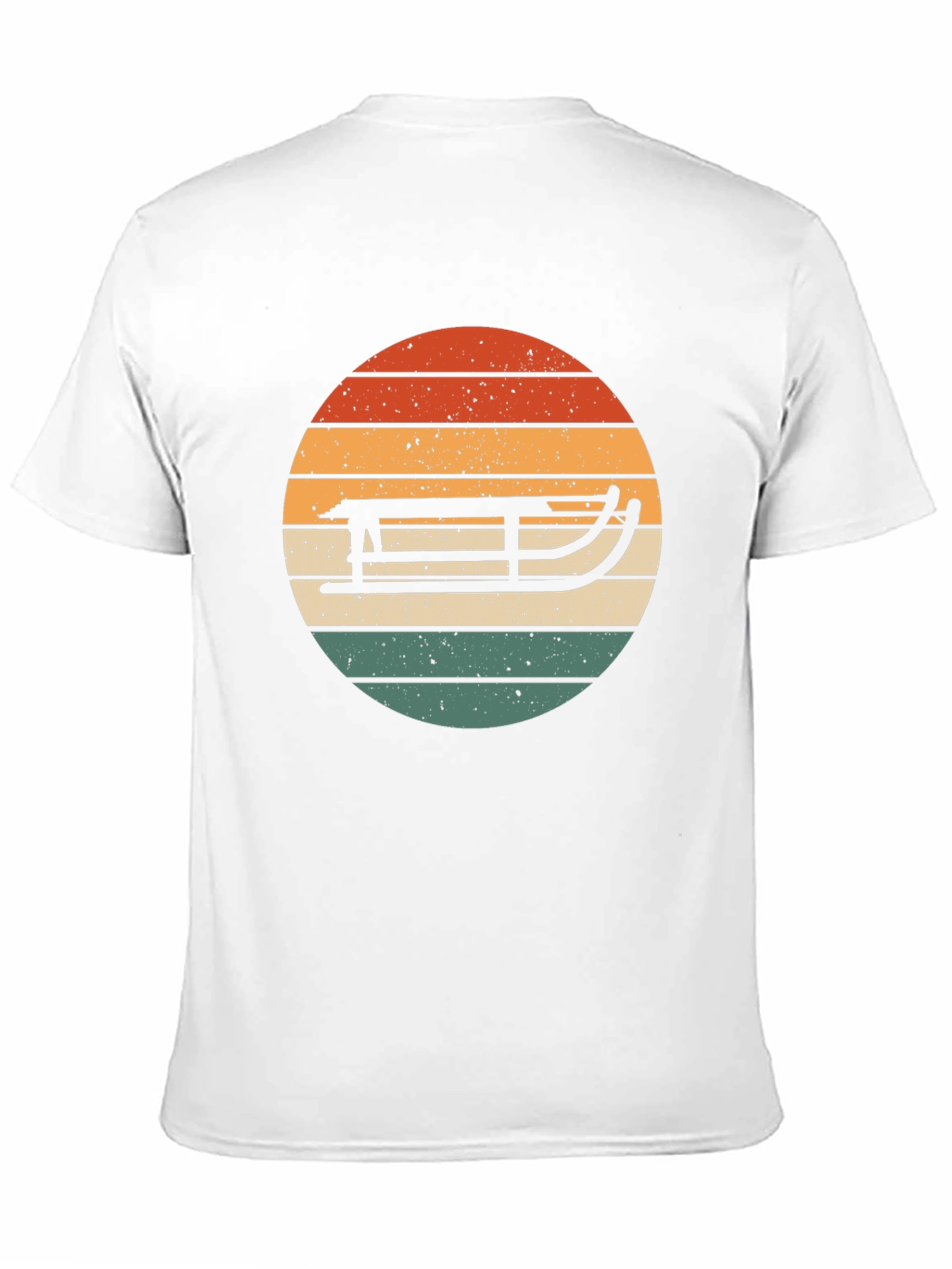 Retro Sled Sunset Graphic Tee