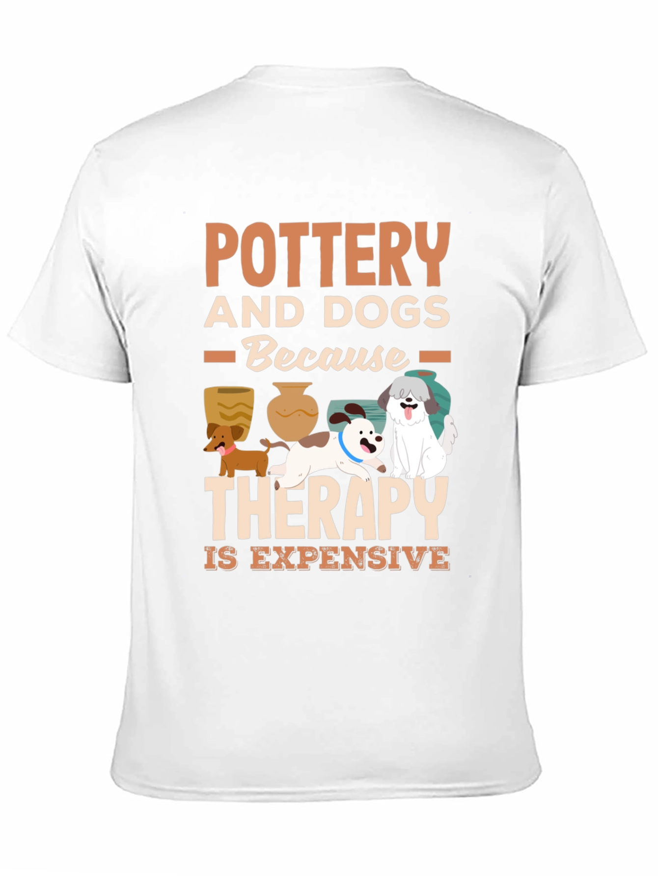 Pottery and Dogs Therapy T-Shirt