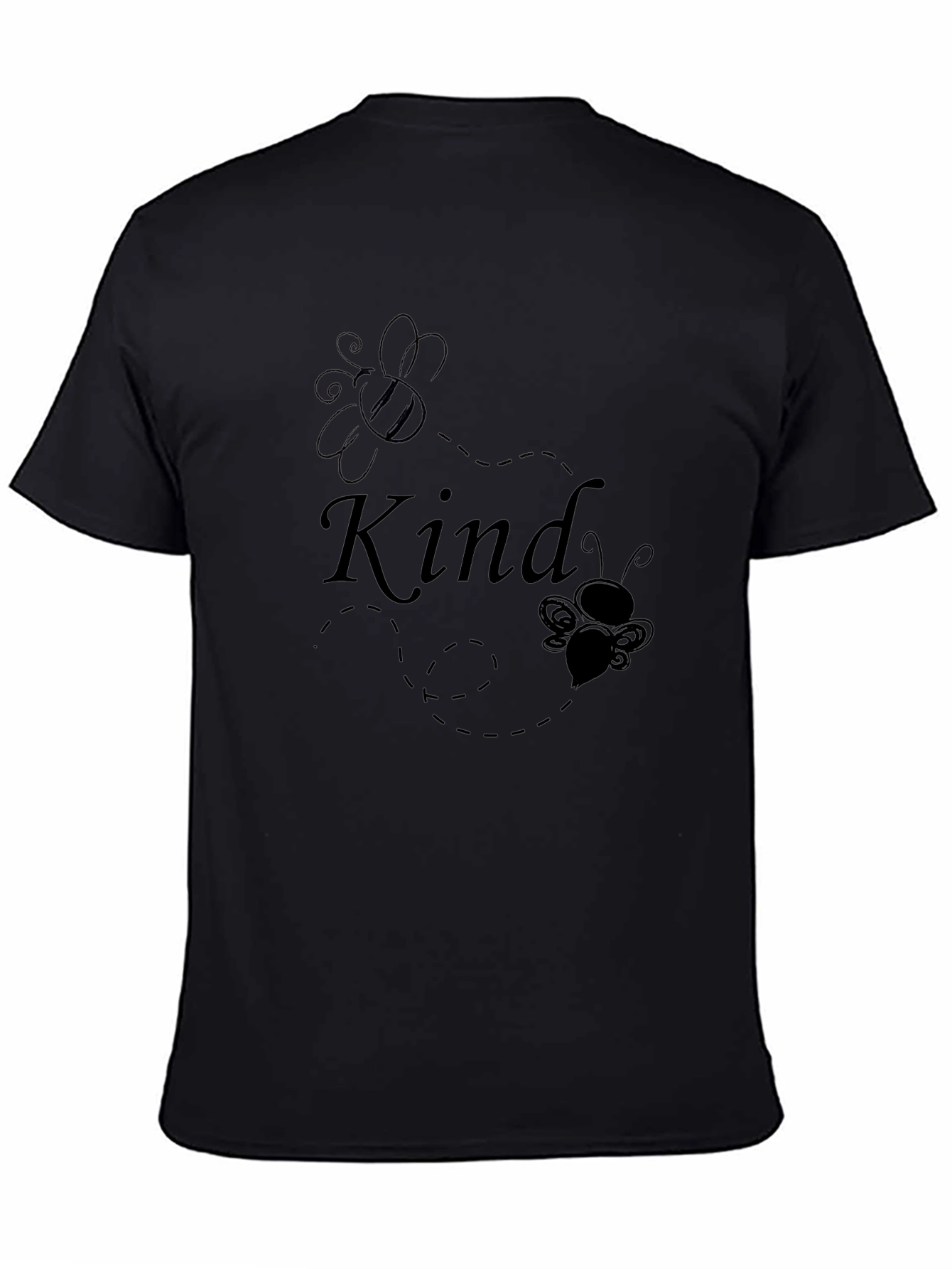 Kind Bee Graphic Tee - Black Unisex T-Shirt