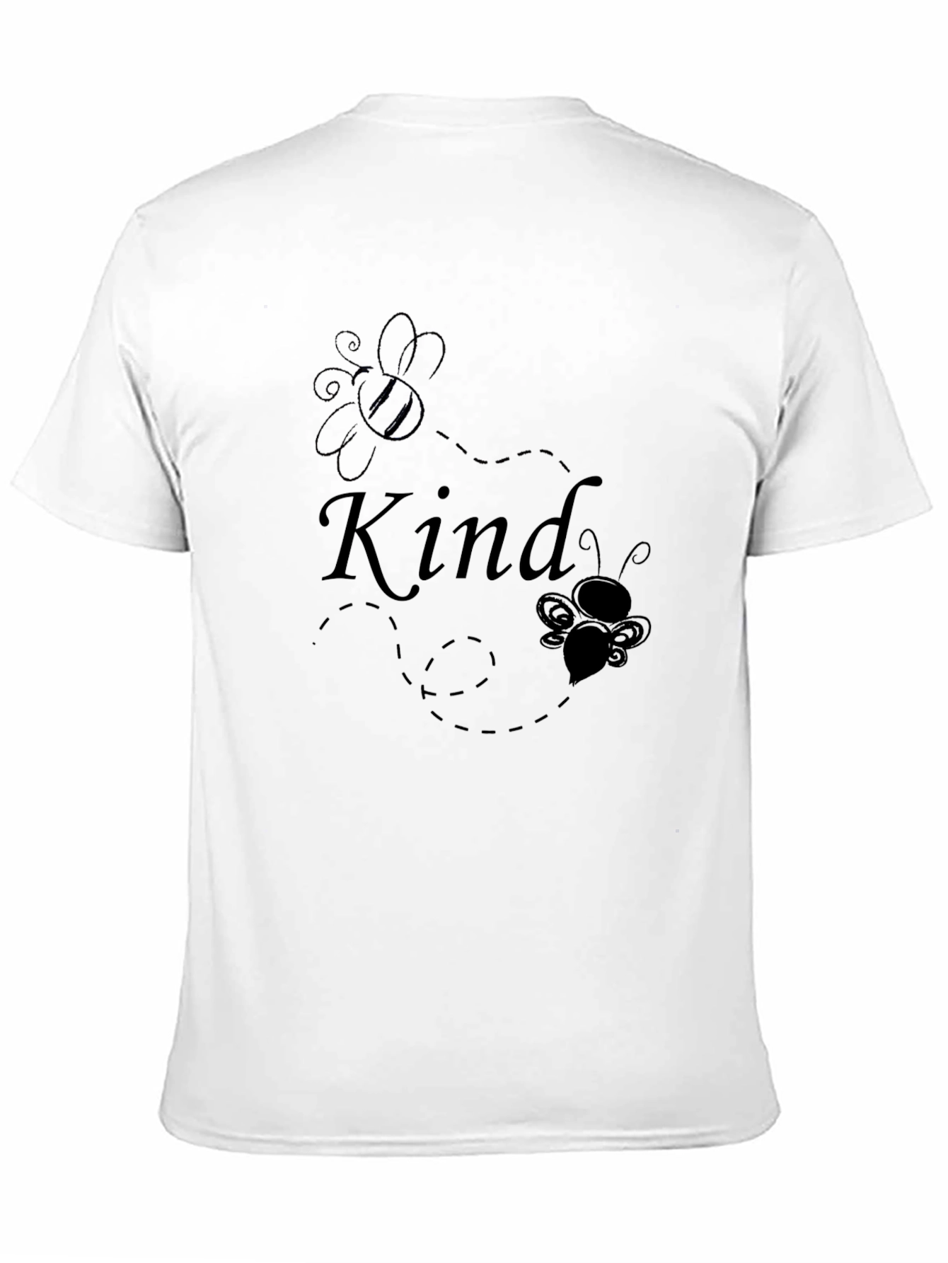 Kind Bee Graphic Tee - Black Unisex T-Shirt