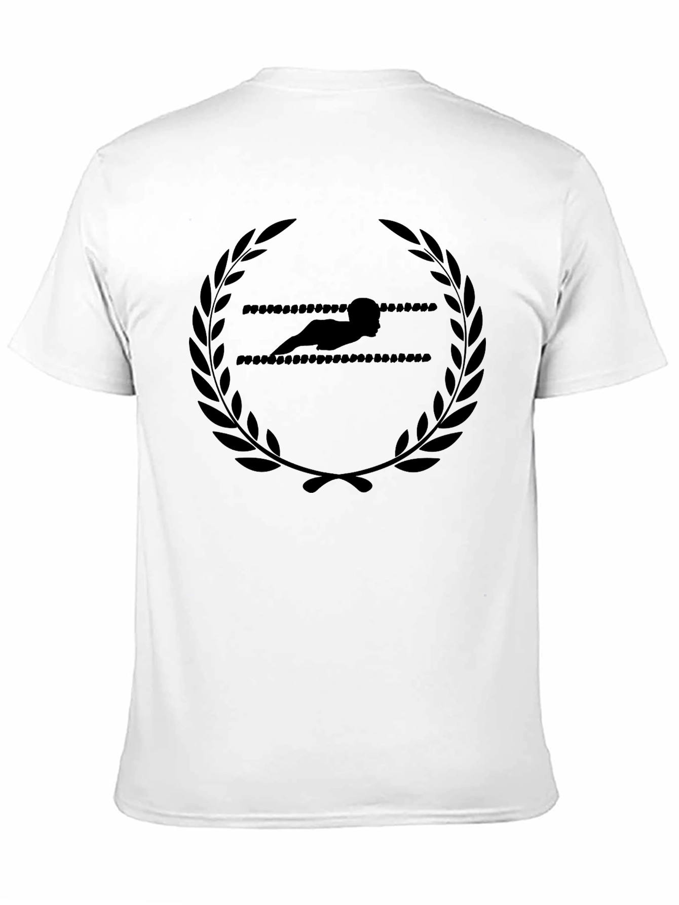 Swimmer Laurel T-Shirt - Stylish Athlete Tee