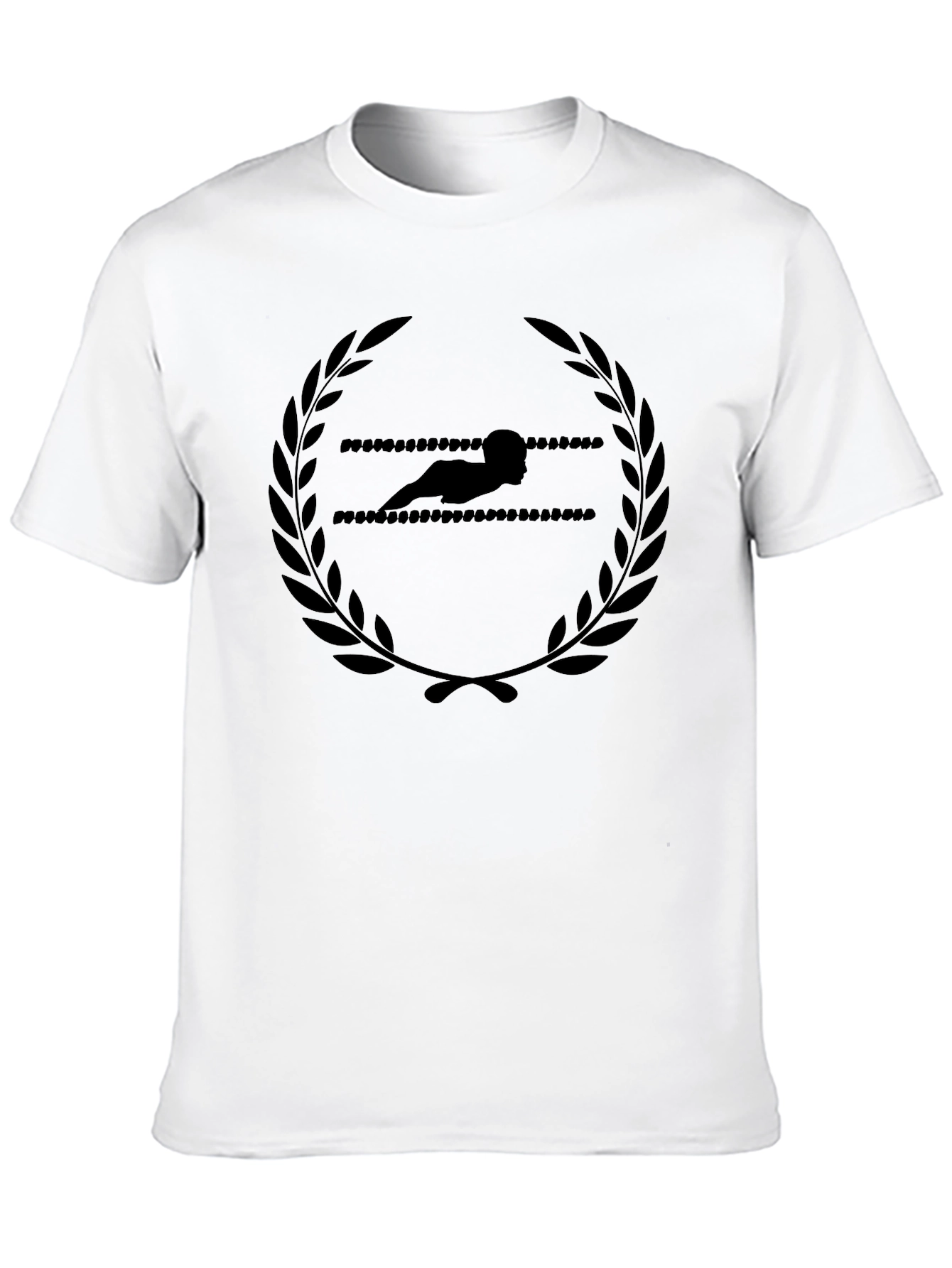 Swimmer Laurel T-Shirt - Stylish Athlete Tee