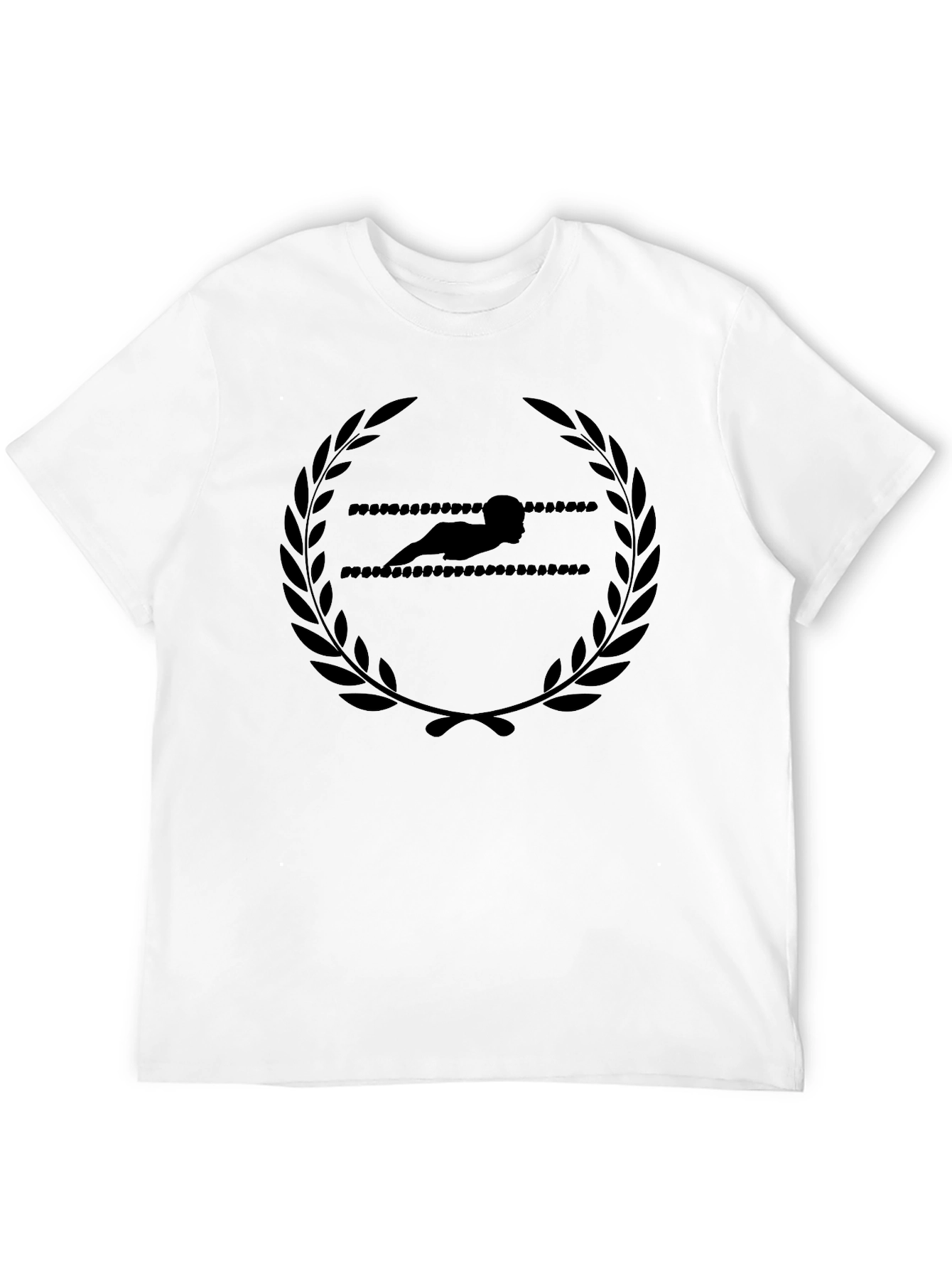 Swimmer Laurel T-Shirt - Stylish Athlete Tee