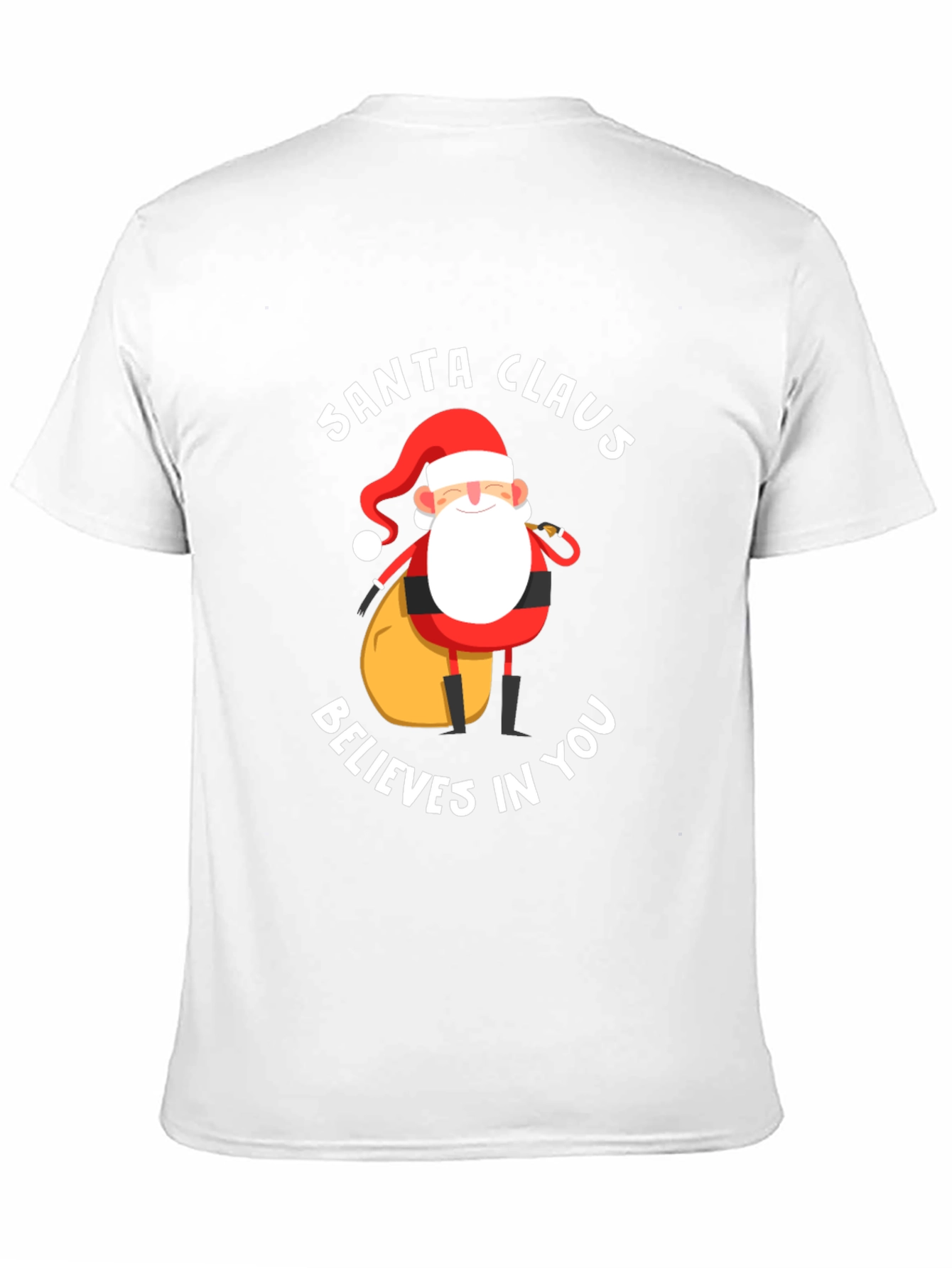 Santa Claus Believes In You Black T-Shirt