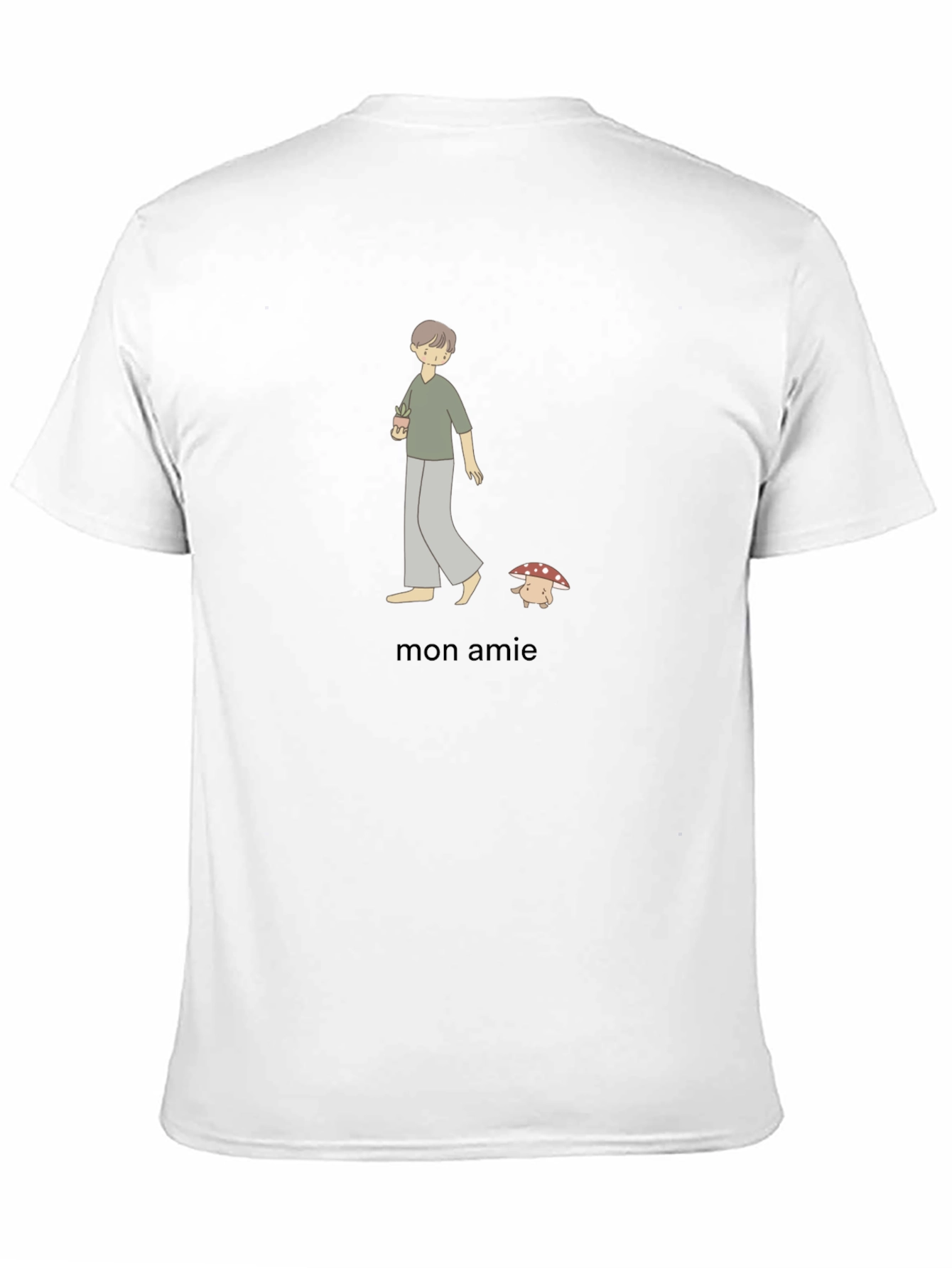 Quirky Graphic Tee - mon amie Boy and Mushroom
