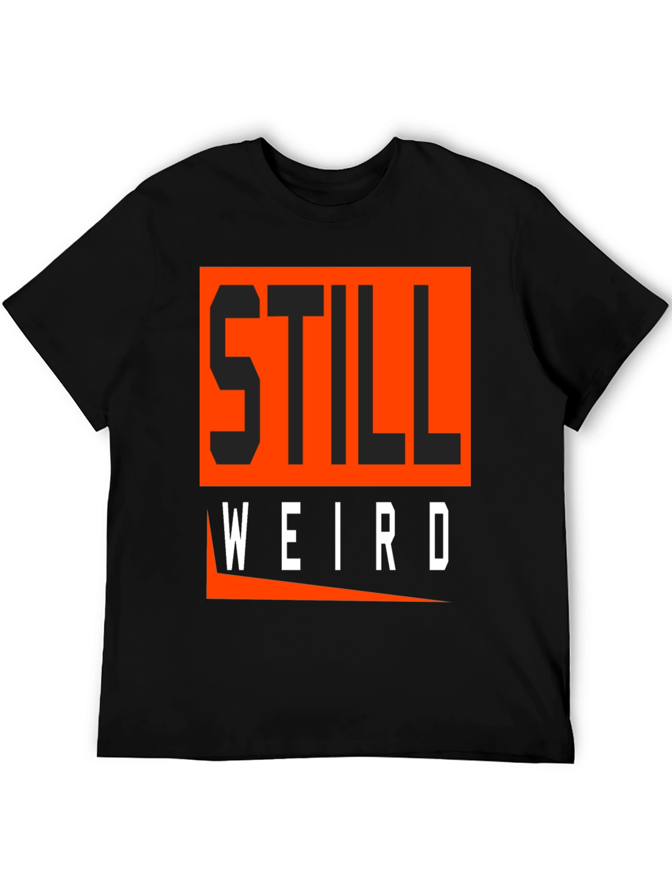 Still Weird Graphic Tee - Black Cotton Blend