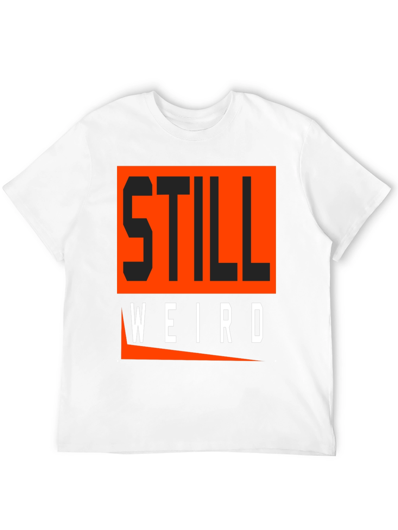 Still Weird Graphic Tee - Black Cotton Blend