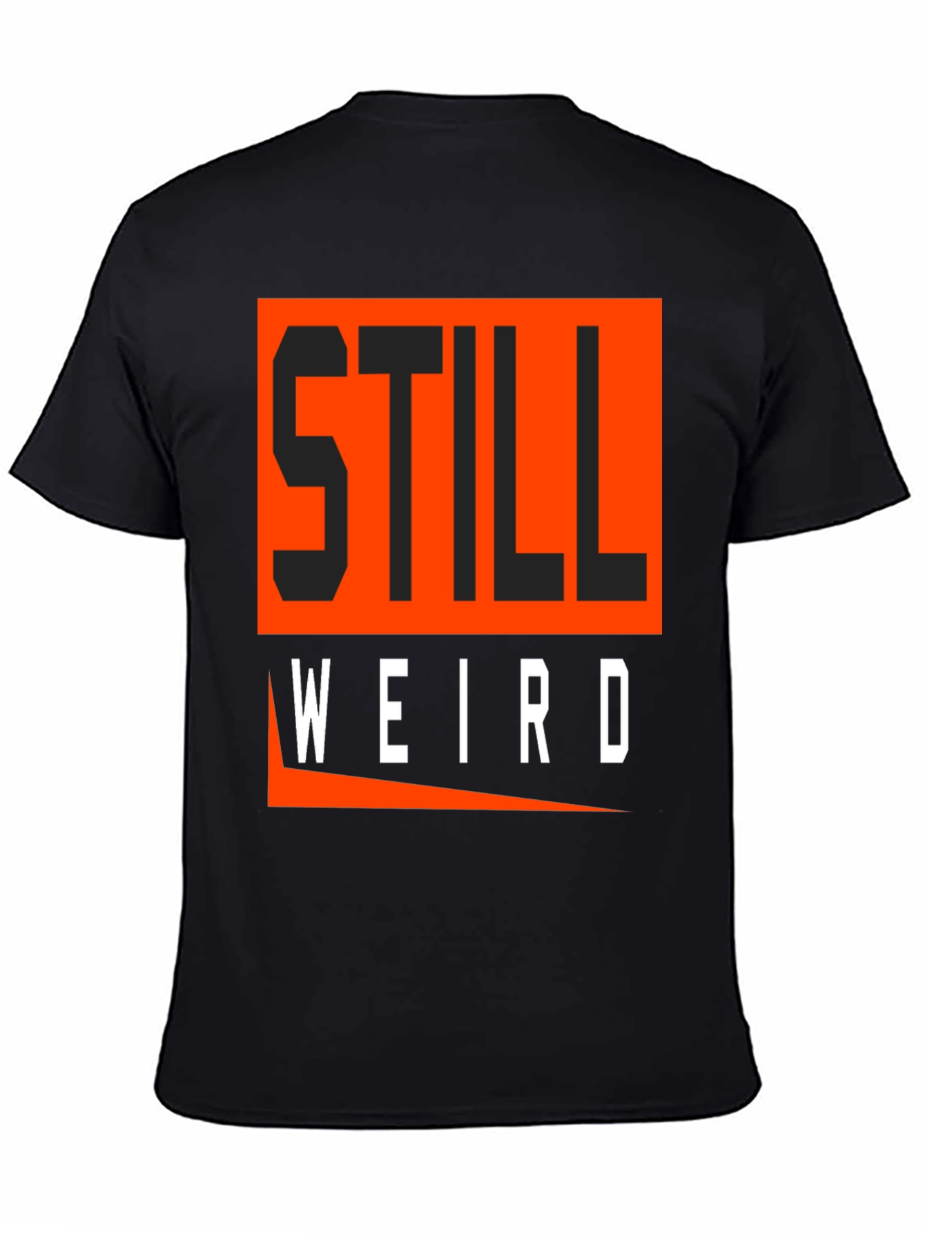 Still Weird Graphic Tee - Black Cotton Blend