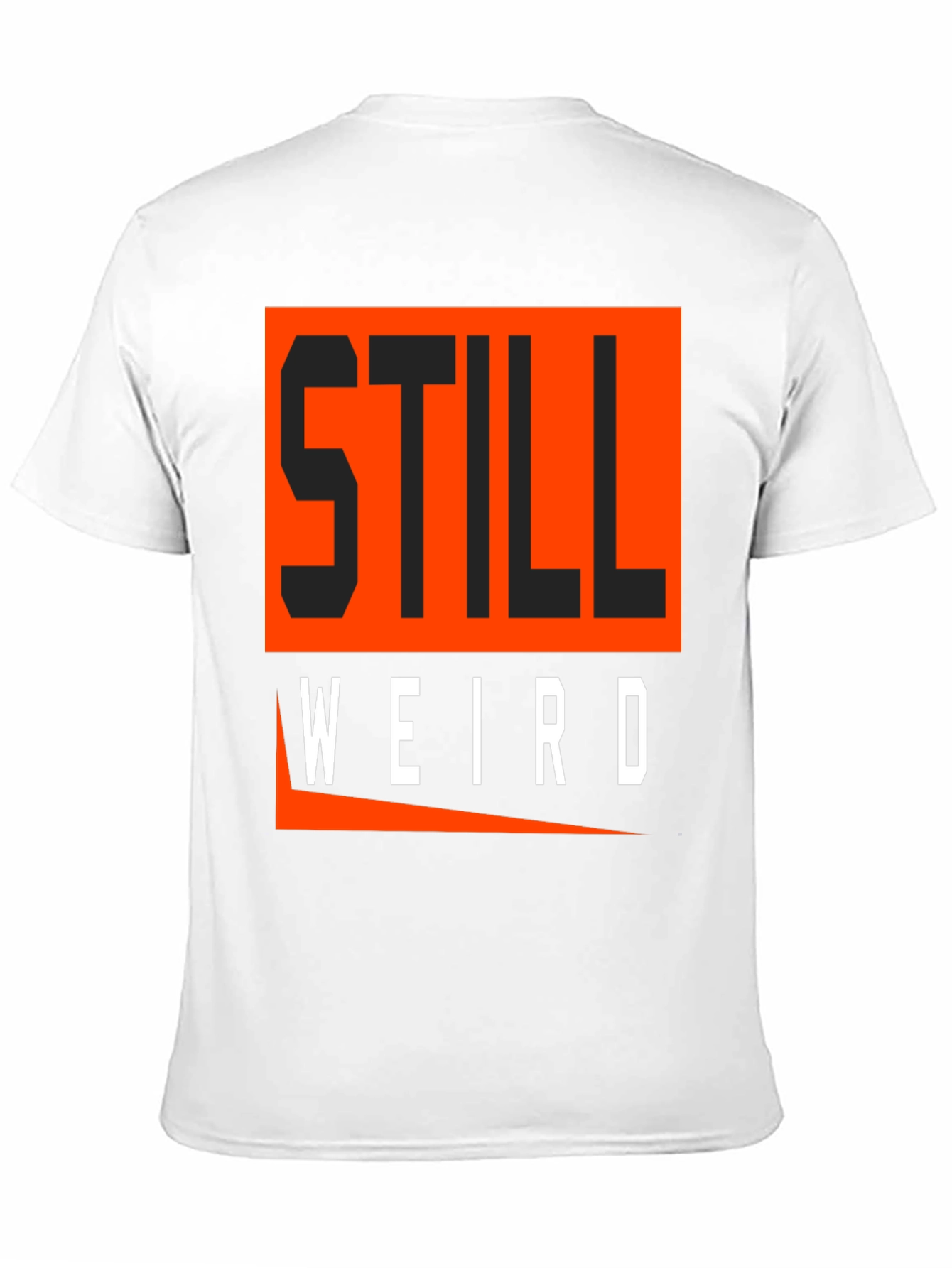 Still Weird Graphic Tee - Black Cotton Blend