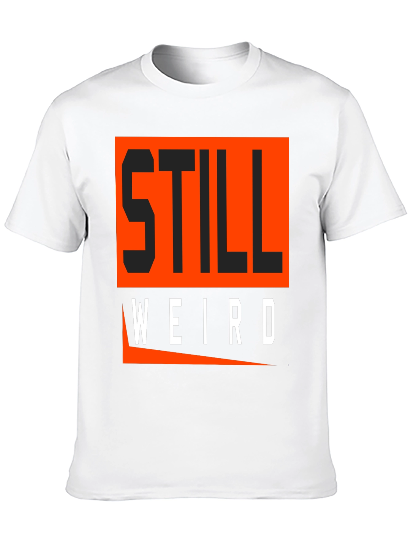 Still Weird Graphic Tee - Black Cotton Blend