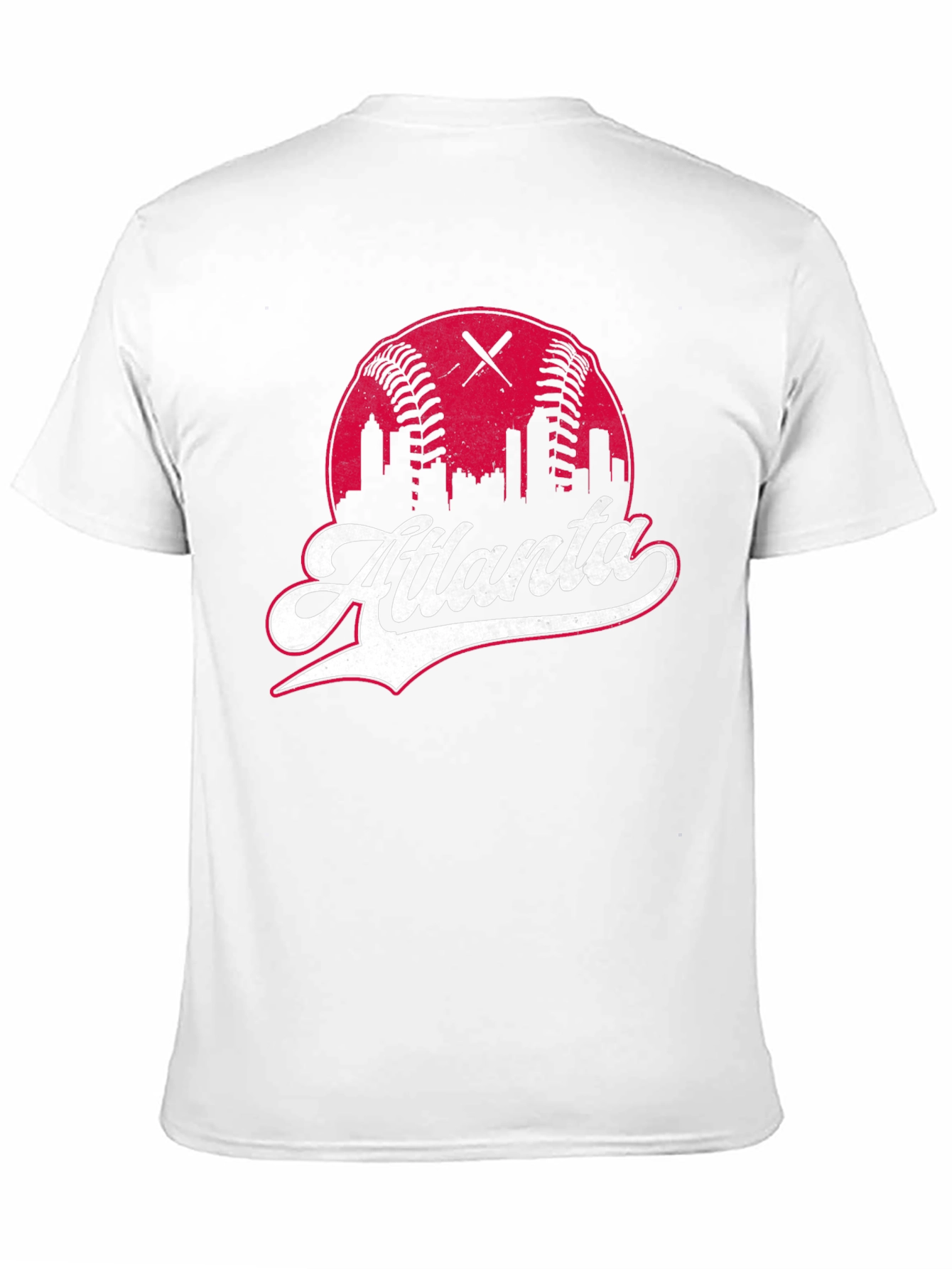 Atlanta Baseball Graphic T-Shirt - City Skyline Tee