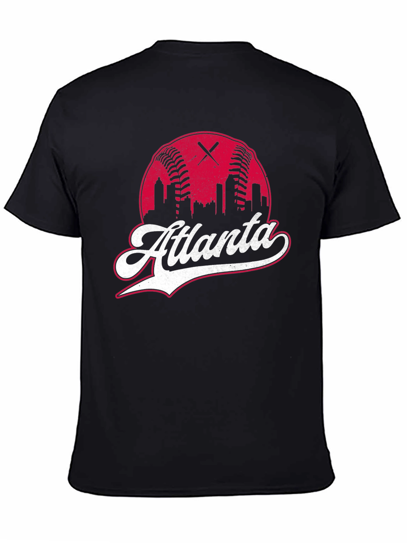 Atlanta Baseball Graphic T-Shirt - City Skyline Tee