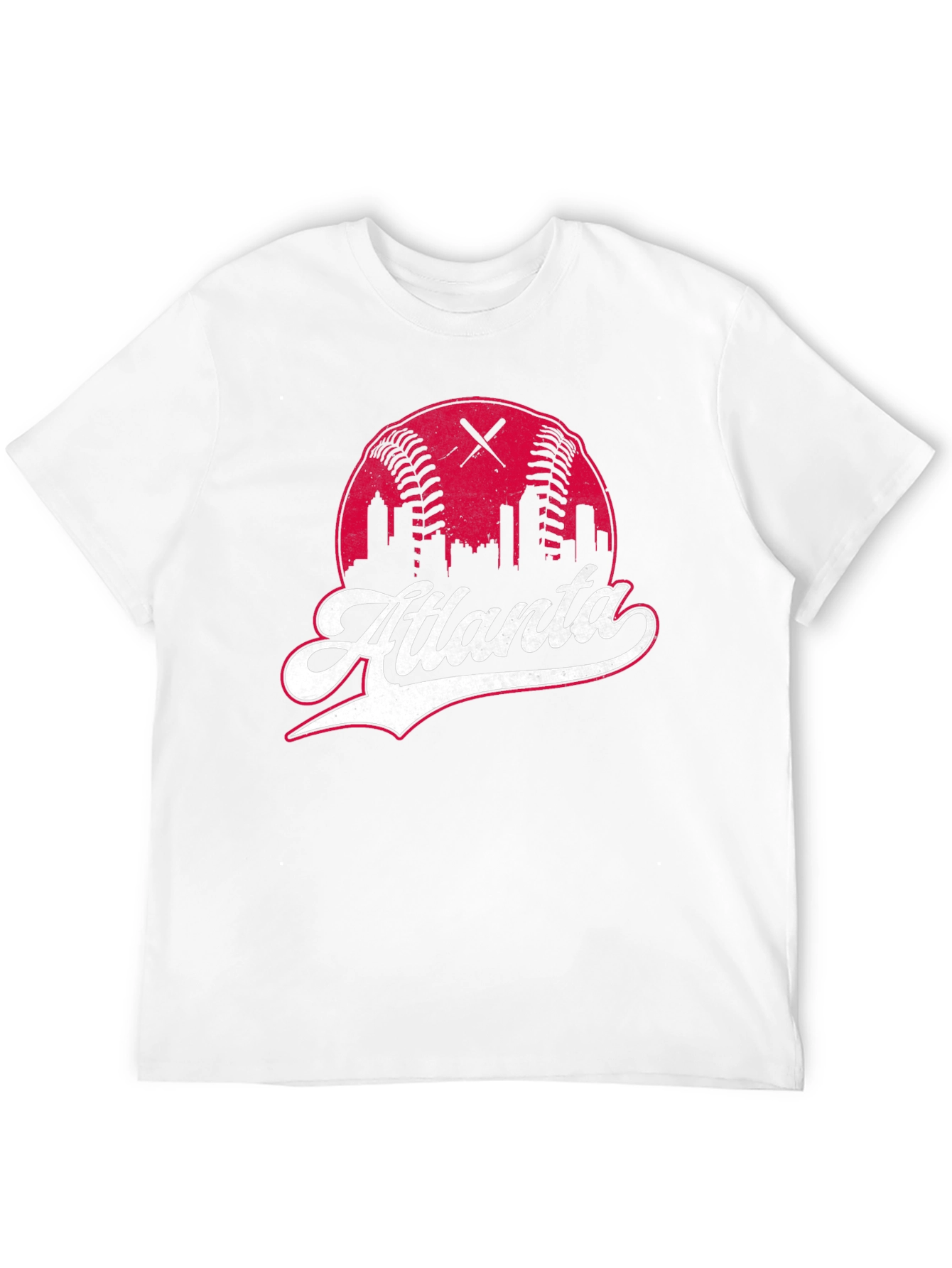 Atlanta Baseball Graphic T-Shirt - City Skyline Tee