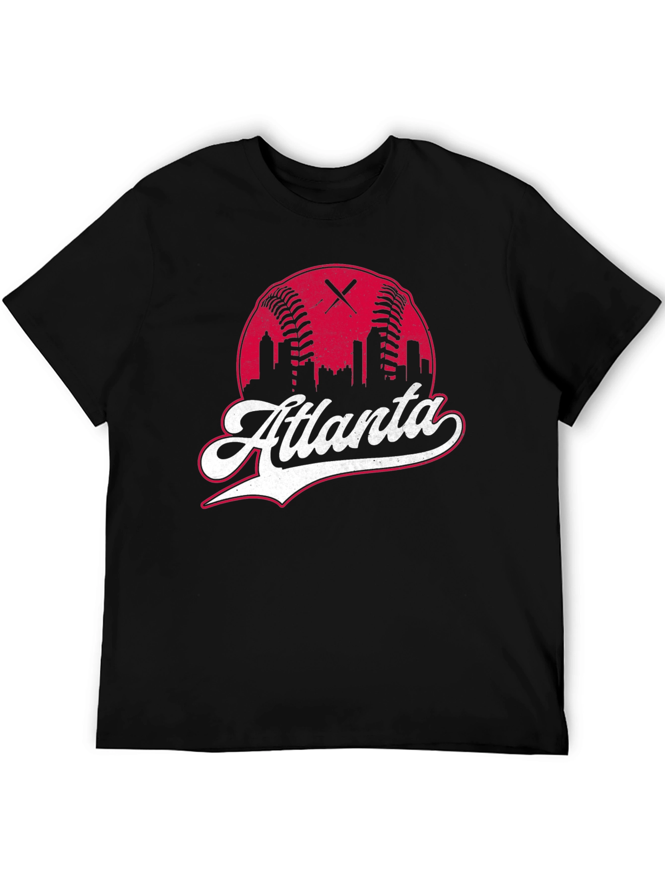 Atlanta Baseball Graphic T-Shirt - City Skyline Tee
