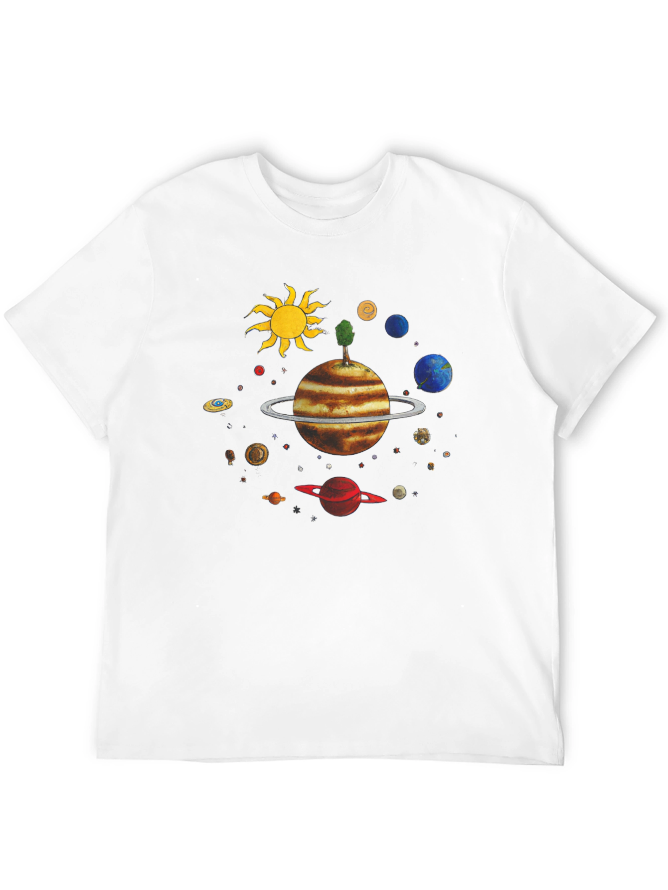Planetary T-Shirt - Unique Space Design