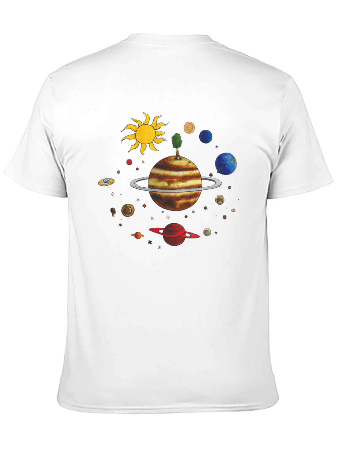 Planetary T-Shirt - Unique Space Design
