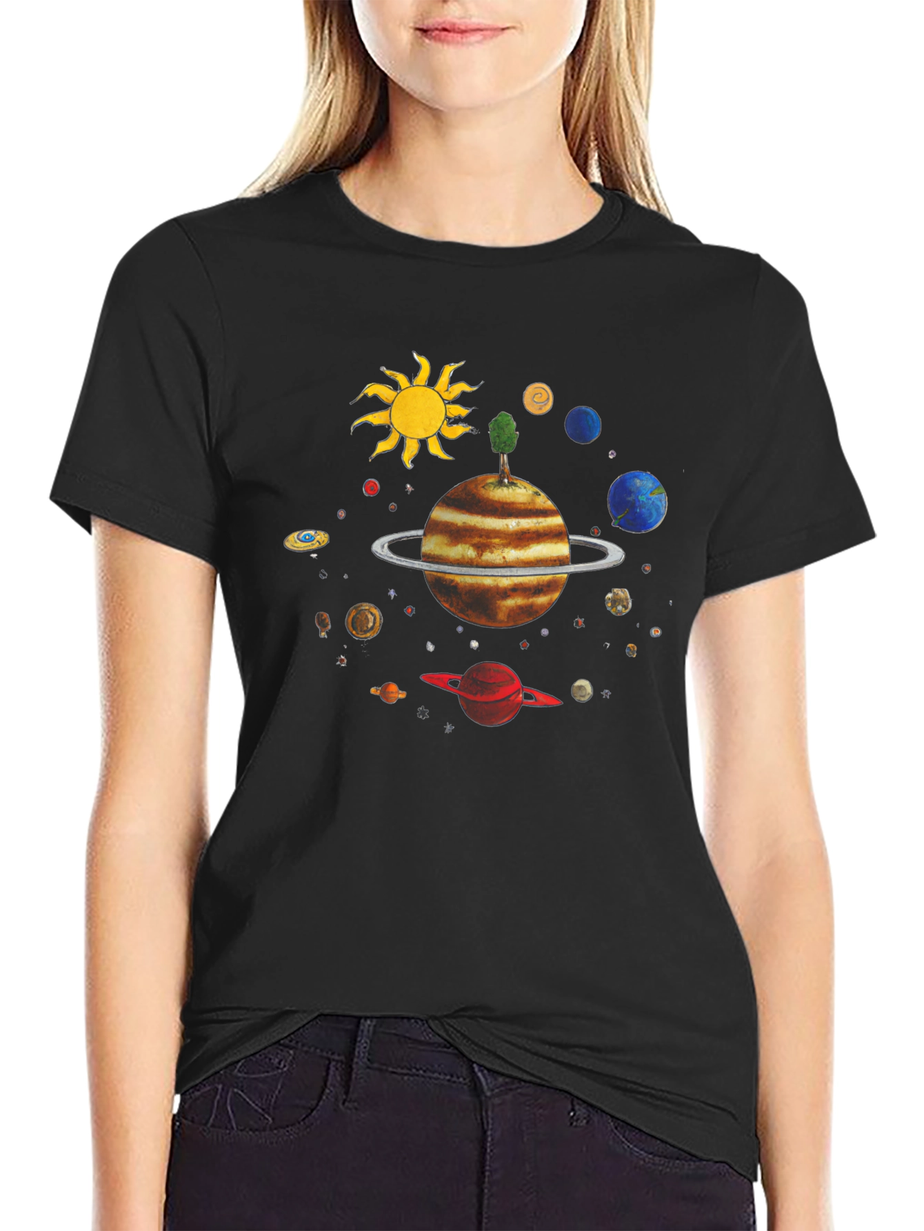Planetary T-Shirt - Unique Space Design