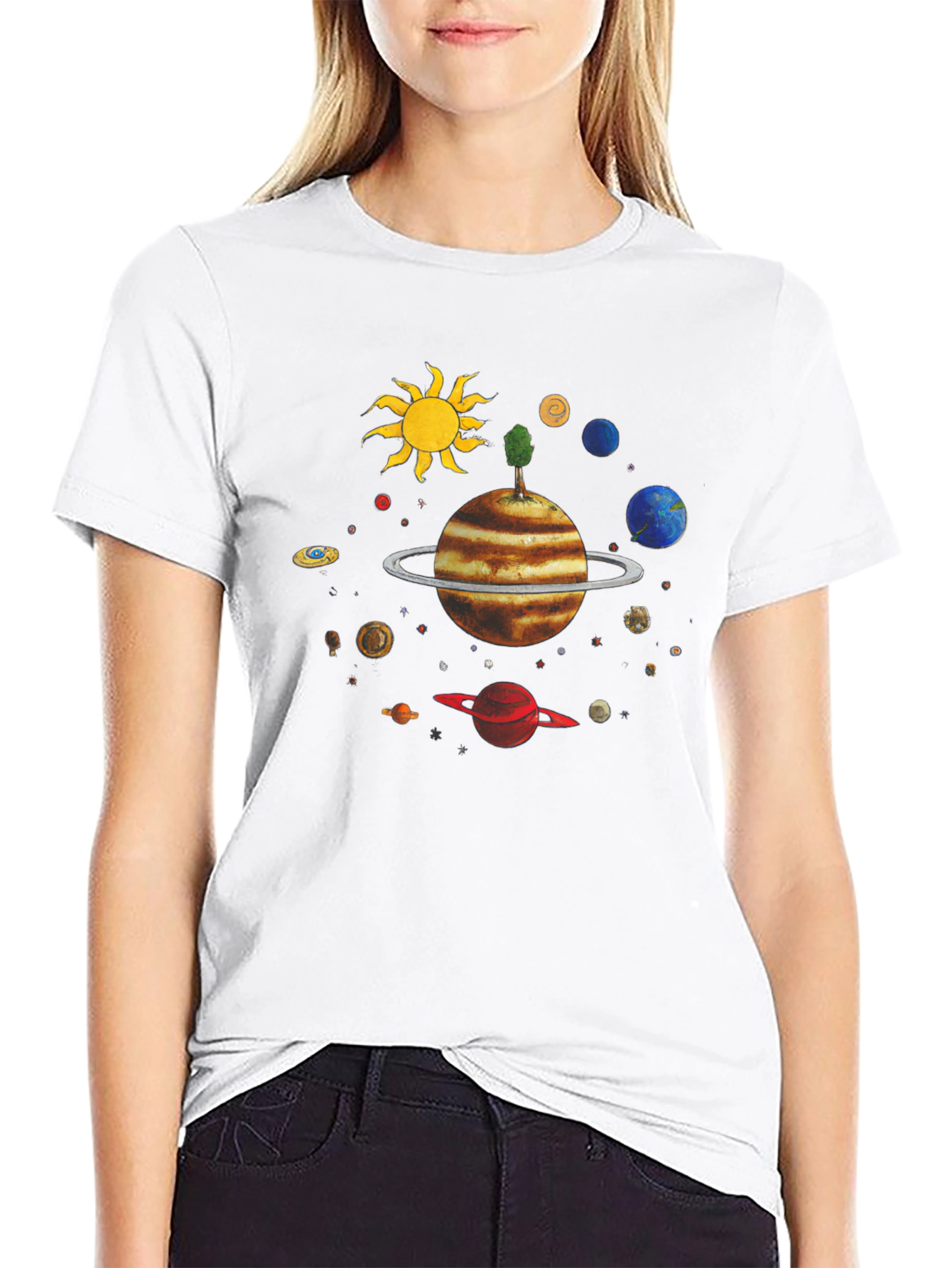 Planetary T-Shirt - Unique Space Design
